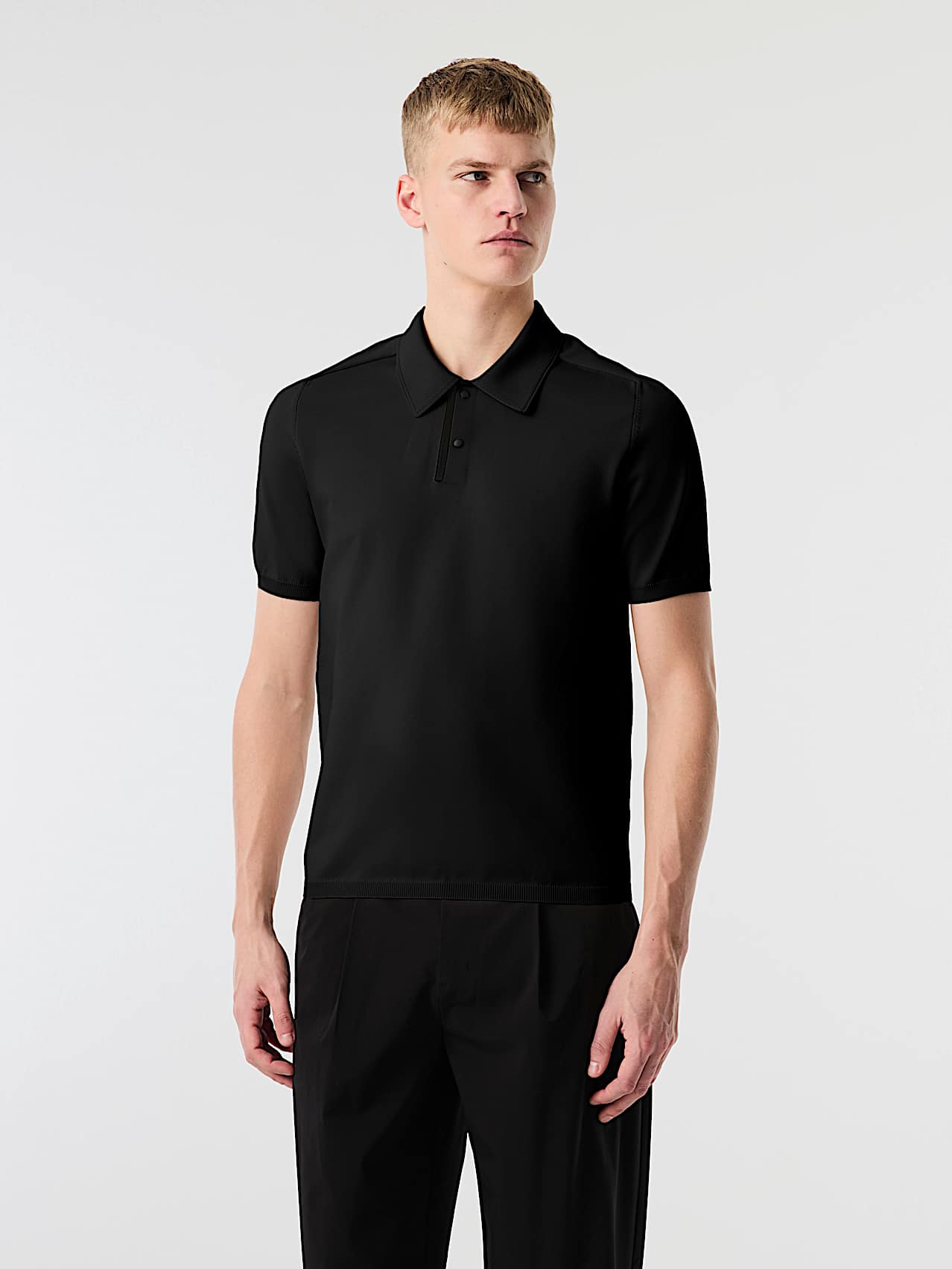 AlphaTauri | FLYON V1.Y10.02 | Polo de punto in Black for Hombre