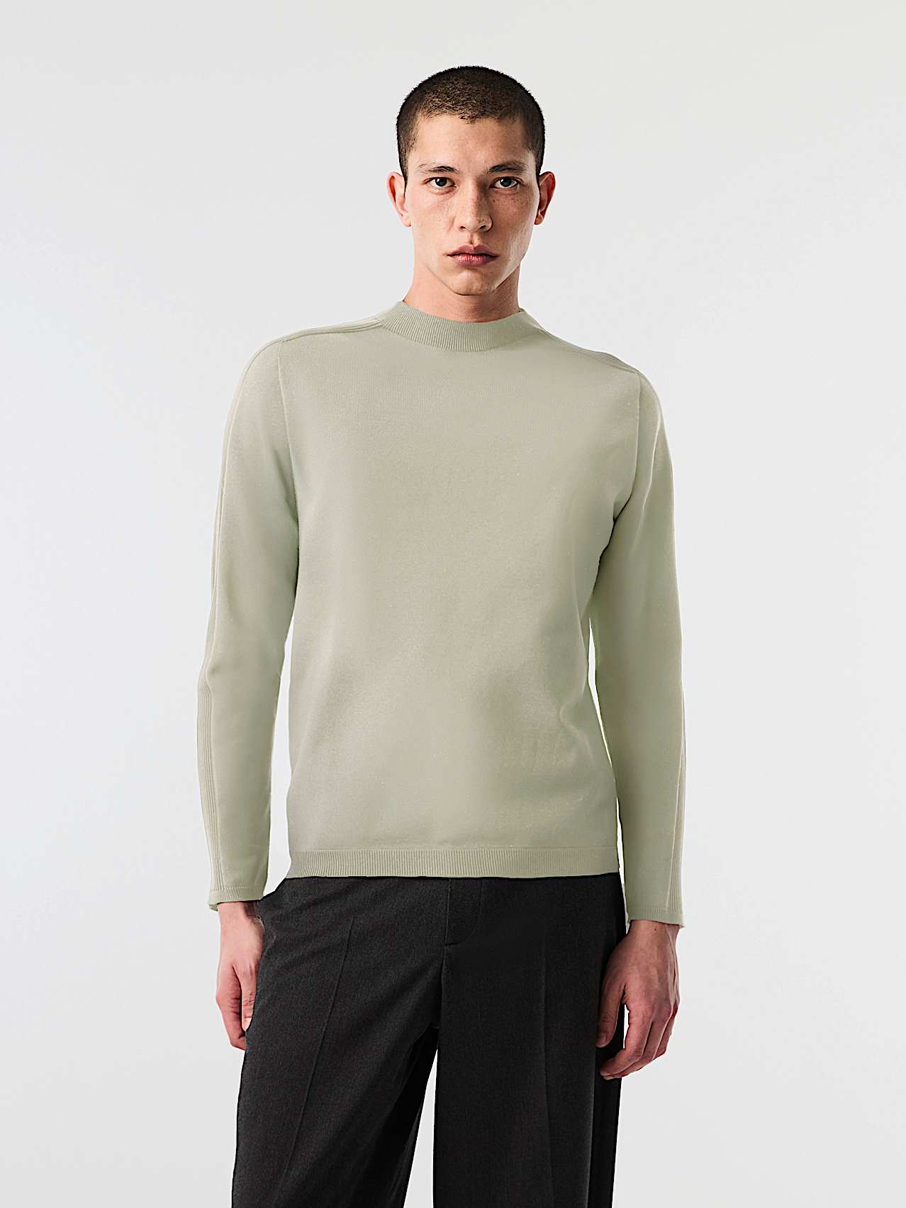 AlphaTauri | FRASBOURG V1.Y10.02 | Maglione a lupetto in maglia 3D in Dark Sage for Uomo