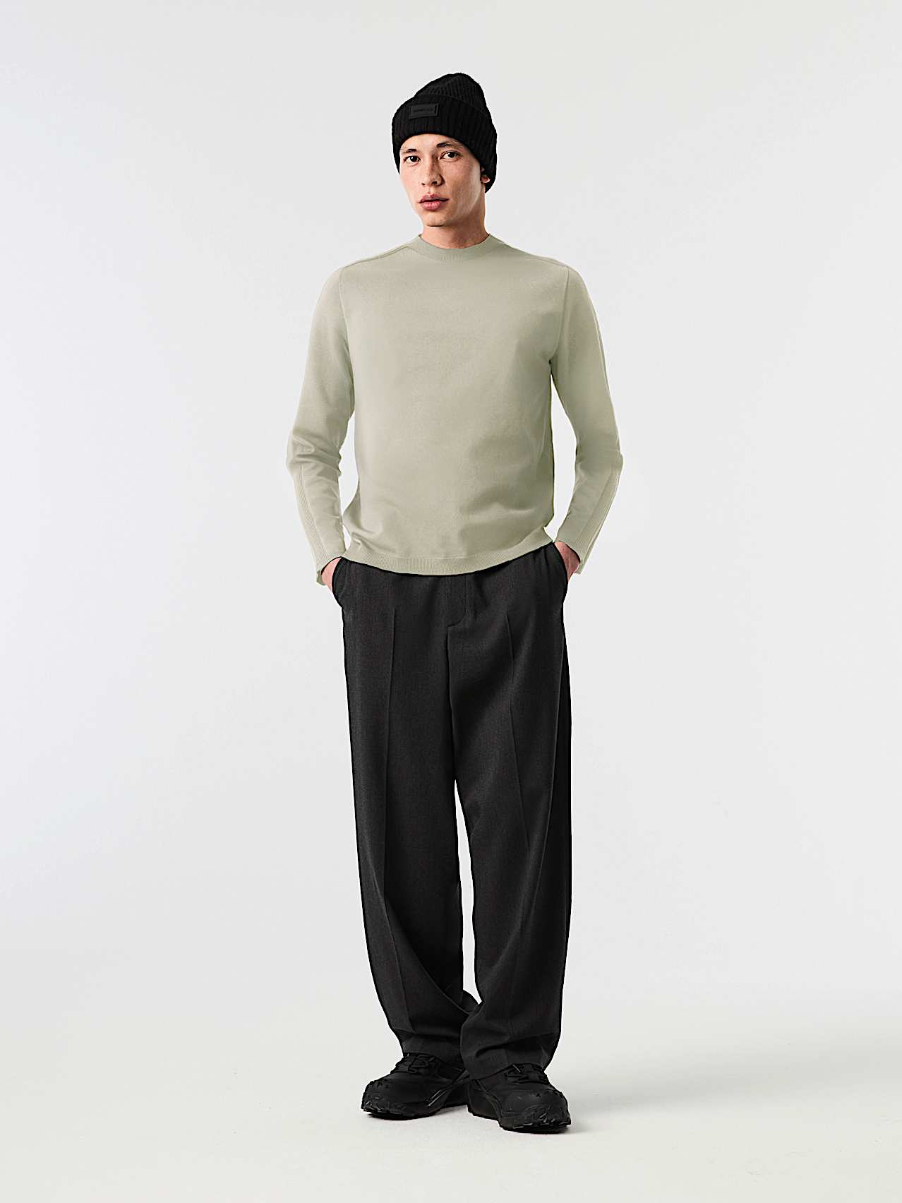 AlphaTauri | FRASBOURG V1.Y10.02 | Maglione a lupetto in maglia 3D in Dark Sage for Uomo