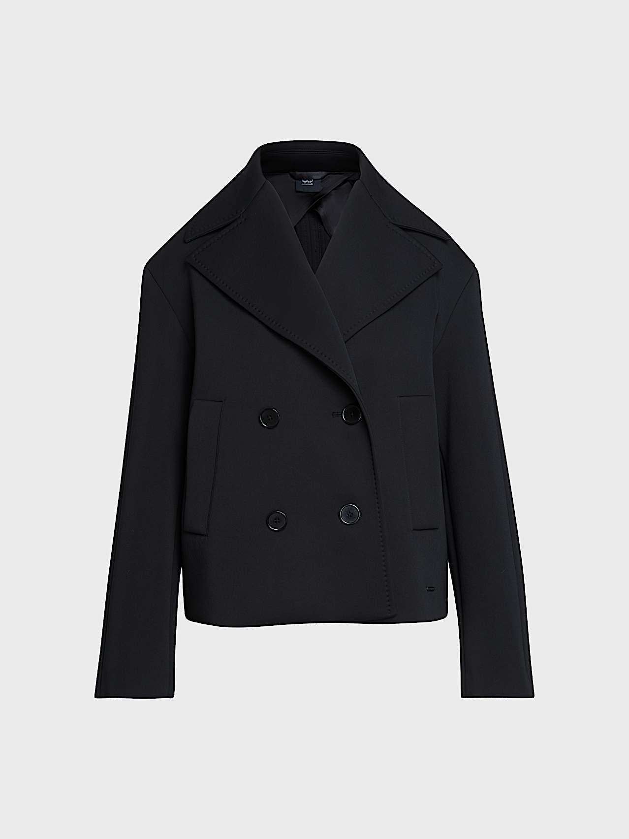 AlphaTauri | ORIEST V1.Y10.02 | Double-buttoned Caban Jacket in Black for Donna
