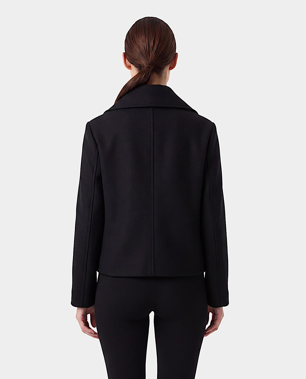 AlphaTauri | ORIEST V1.Y10.02 | Double-buttoned Caban Jacket in Black for Women