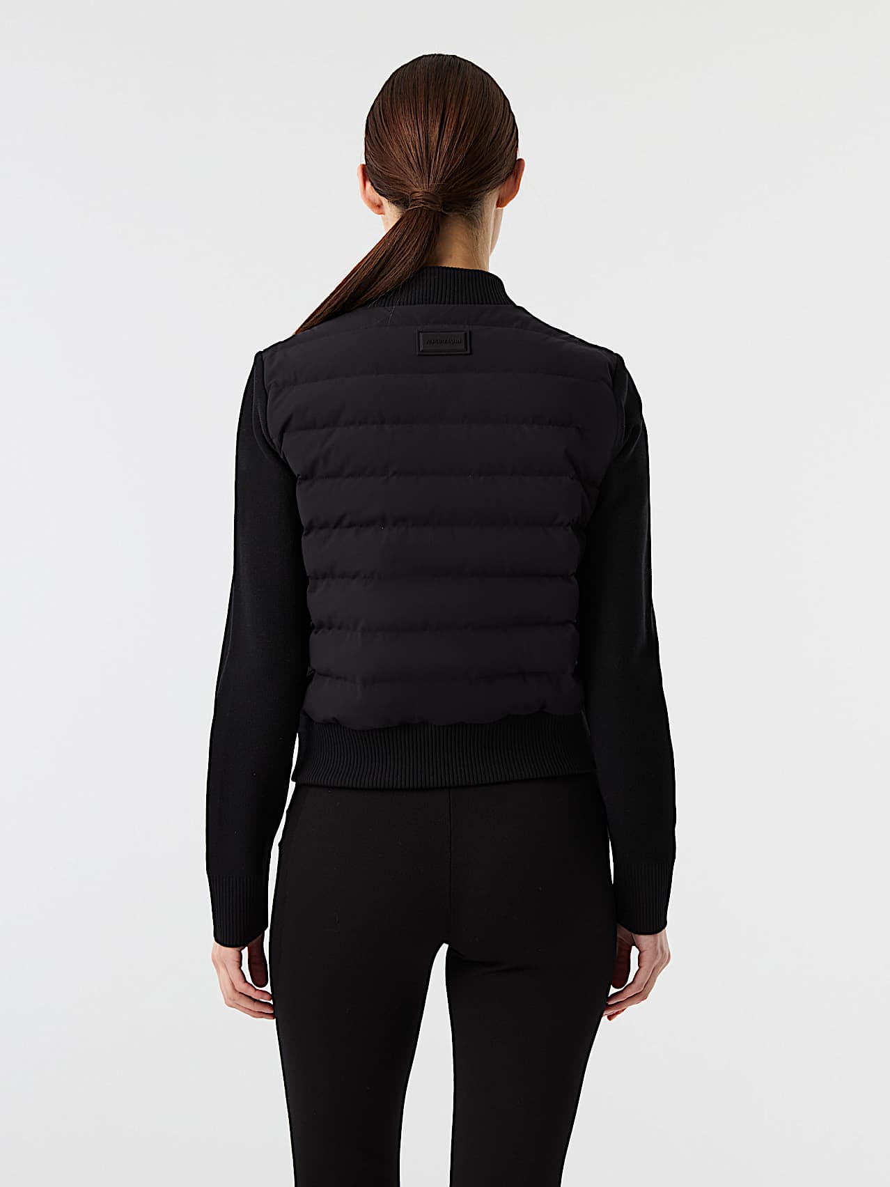 AlphaTauri | ODENA V1.Y10.02 | Lightly Padded Down Hybrid Jacket in Black for Donna