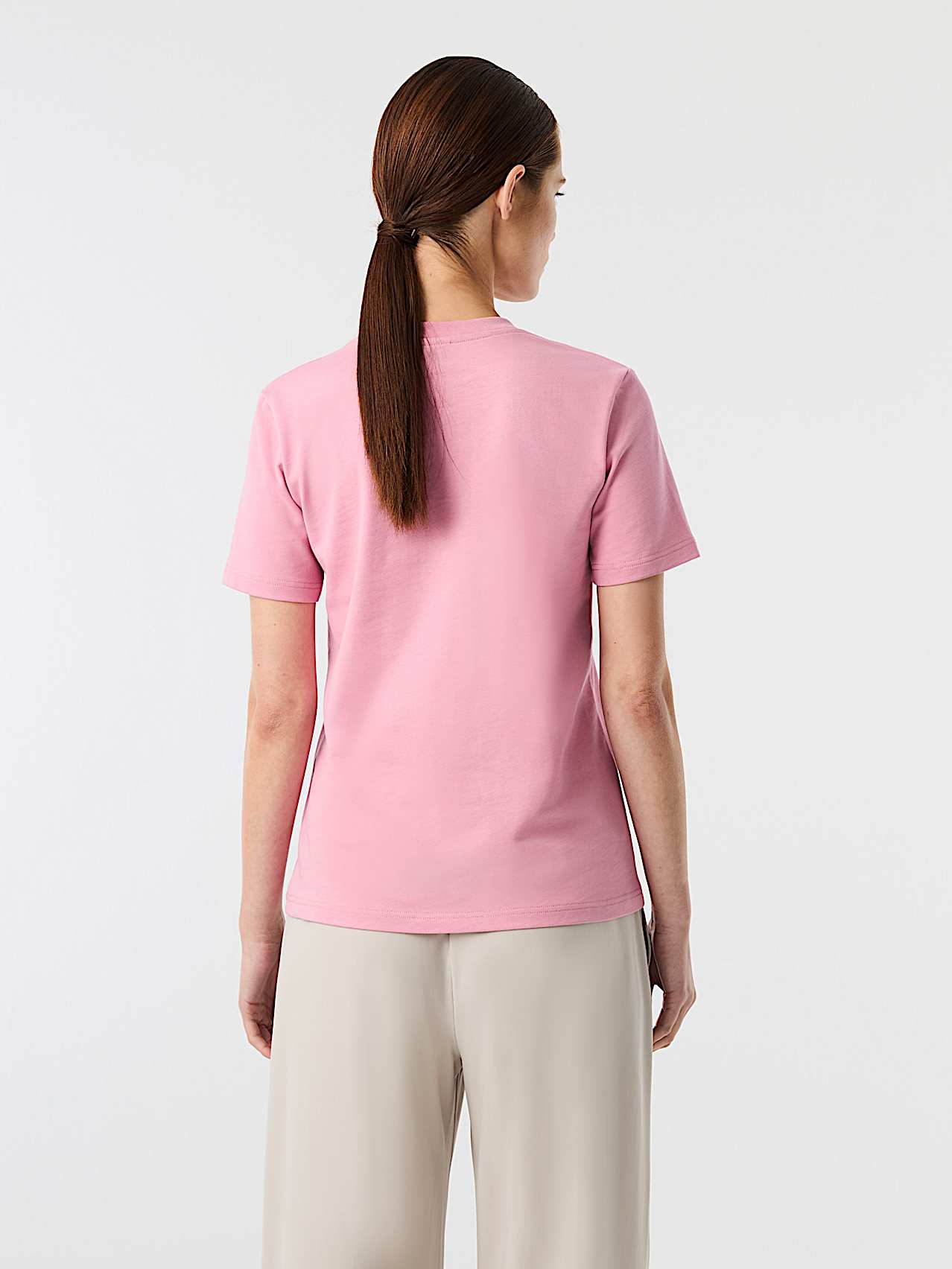 AlphaTauri | JOSTA V1.Y10.02 | T-Shirt aus Bio-Baumwolle in Rosewood für Damen