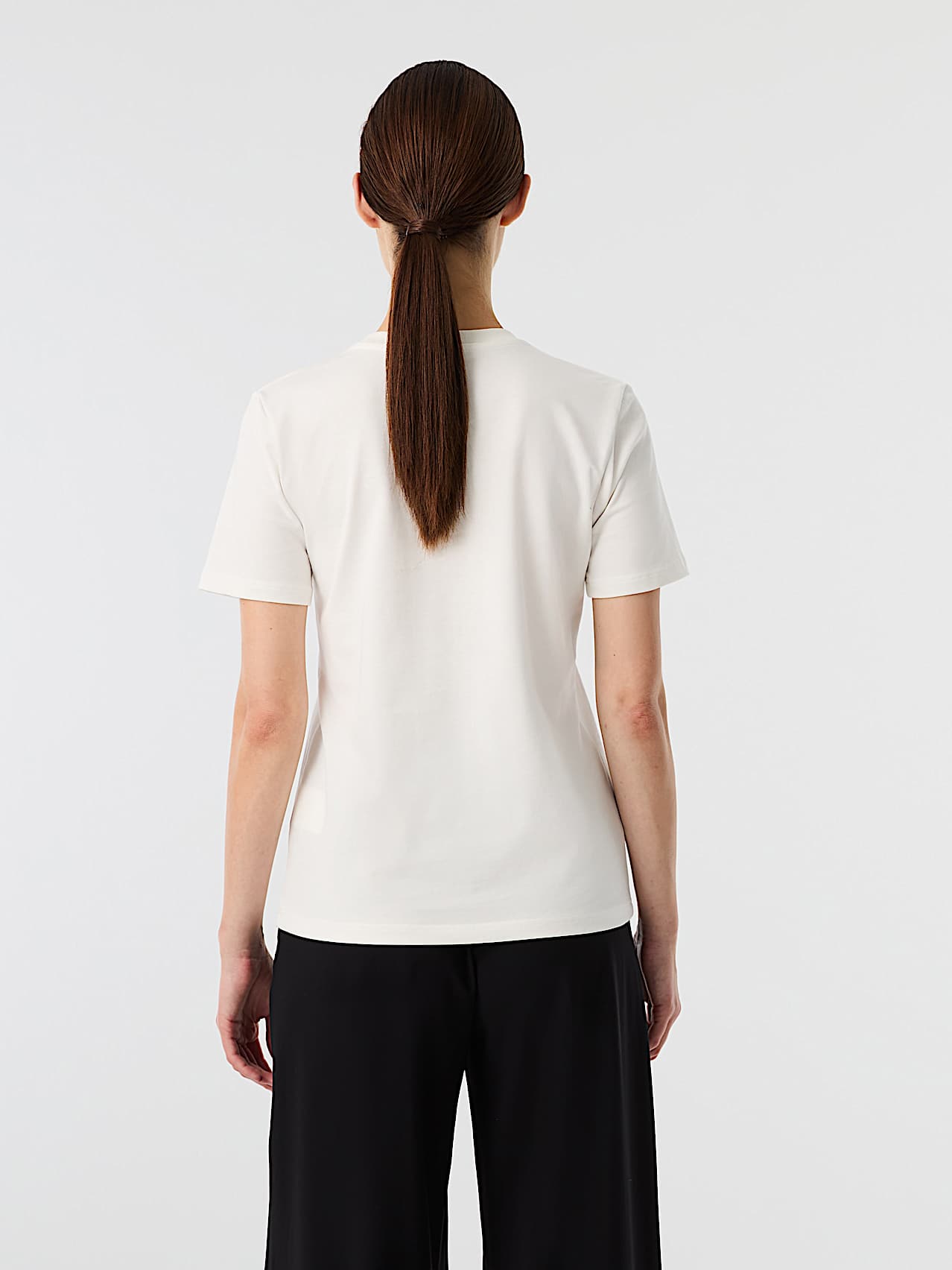 AlphaTauri | JOSTA V1.Y10.02 | T-Shirt aus Bio-Baumwolle in Weiß für Damen