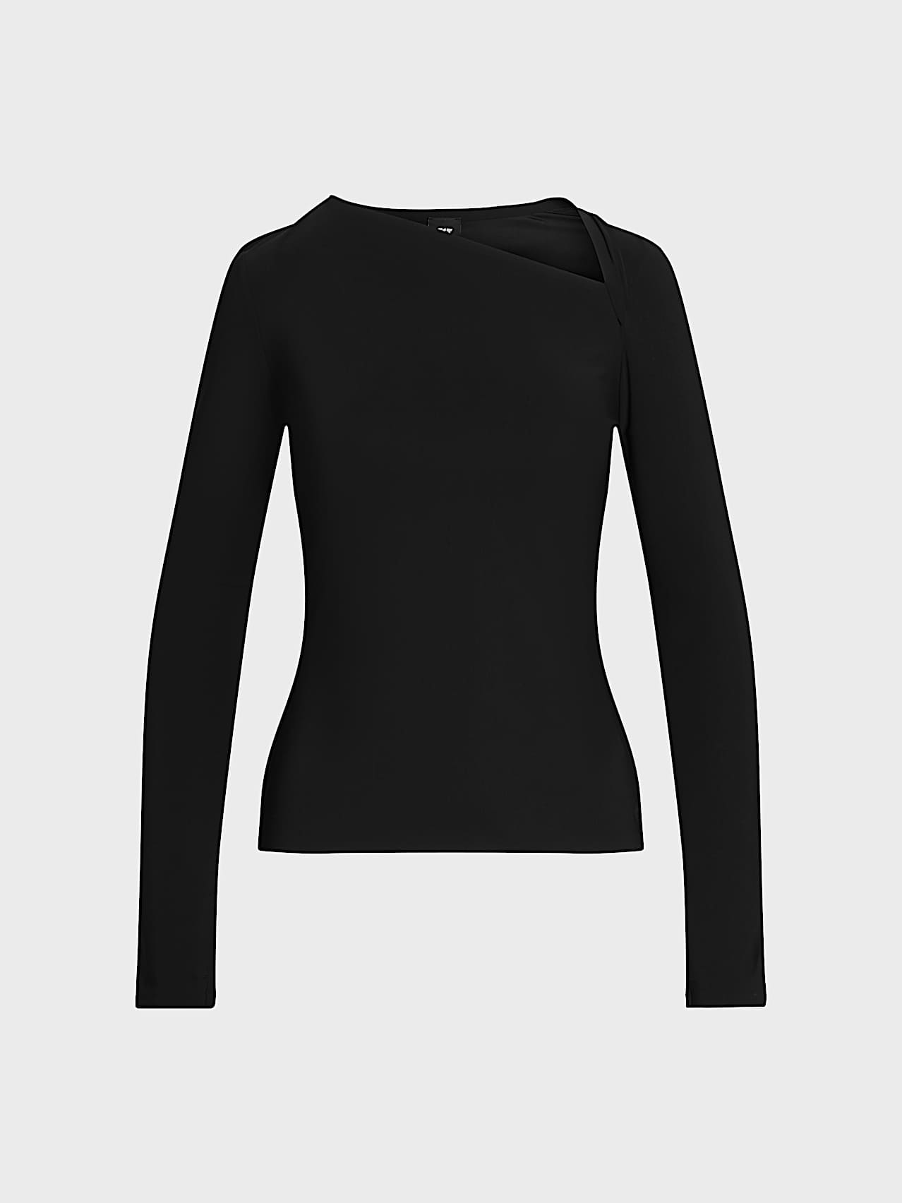 AlphaTauri | JESARO V1.Y10.02 | Power Stretch Jersey Longsleeve with Cut-Out Detail in Black for Mujer
