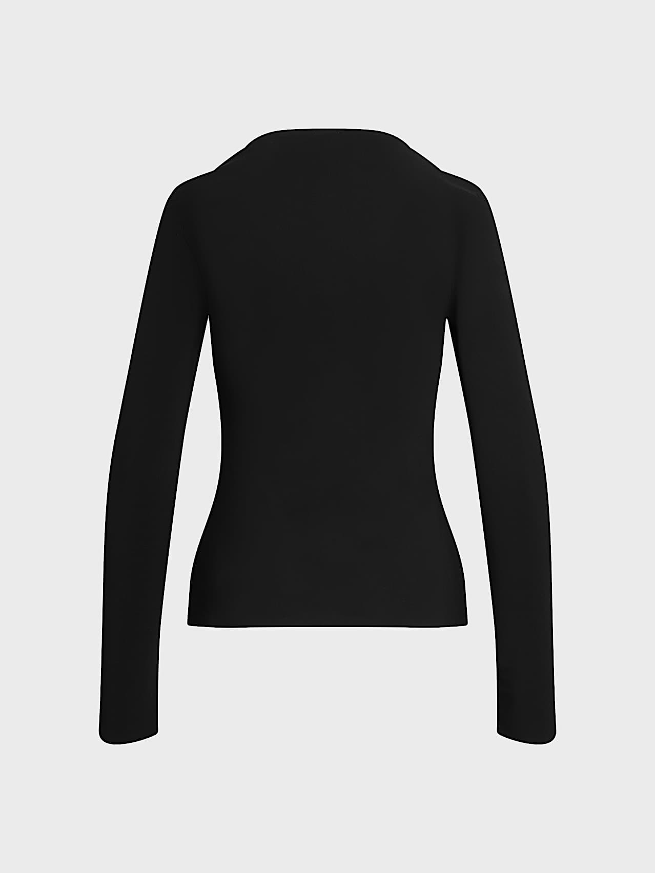 AlphaTauri | JESARO V1.Y10.02 | Power Stretch Jersey Longsleeve with Cut-Out Detail in Black for Mujer