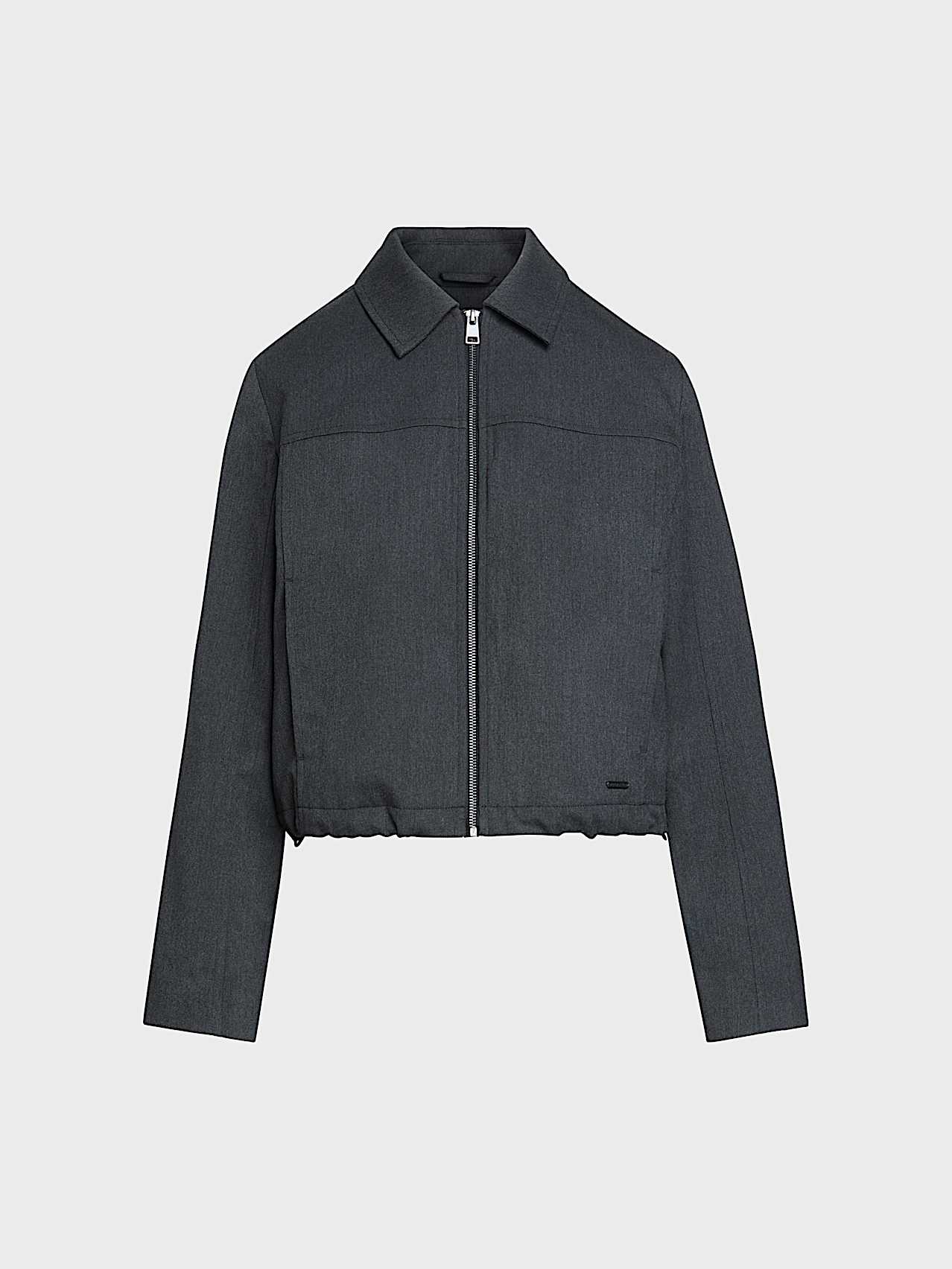 AlphaTauri | WALERNO V1.Y10.02 | Wool Tech Jacket in Dark Grey Melange für Damen