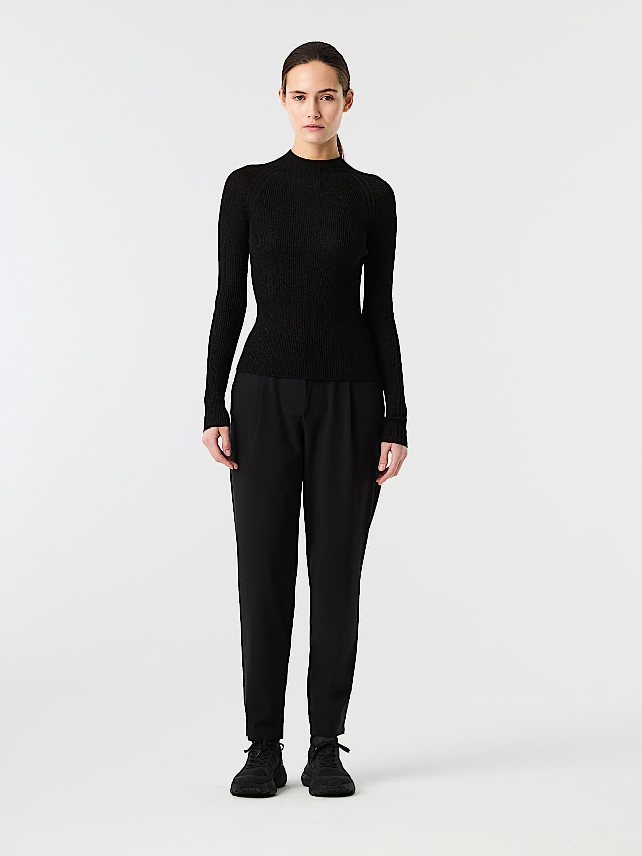 AlphaTauri | PINI V5.Y10.02 | Pantaloni affusolati in jersey Power Stretch in Black for Donna