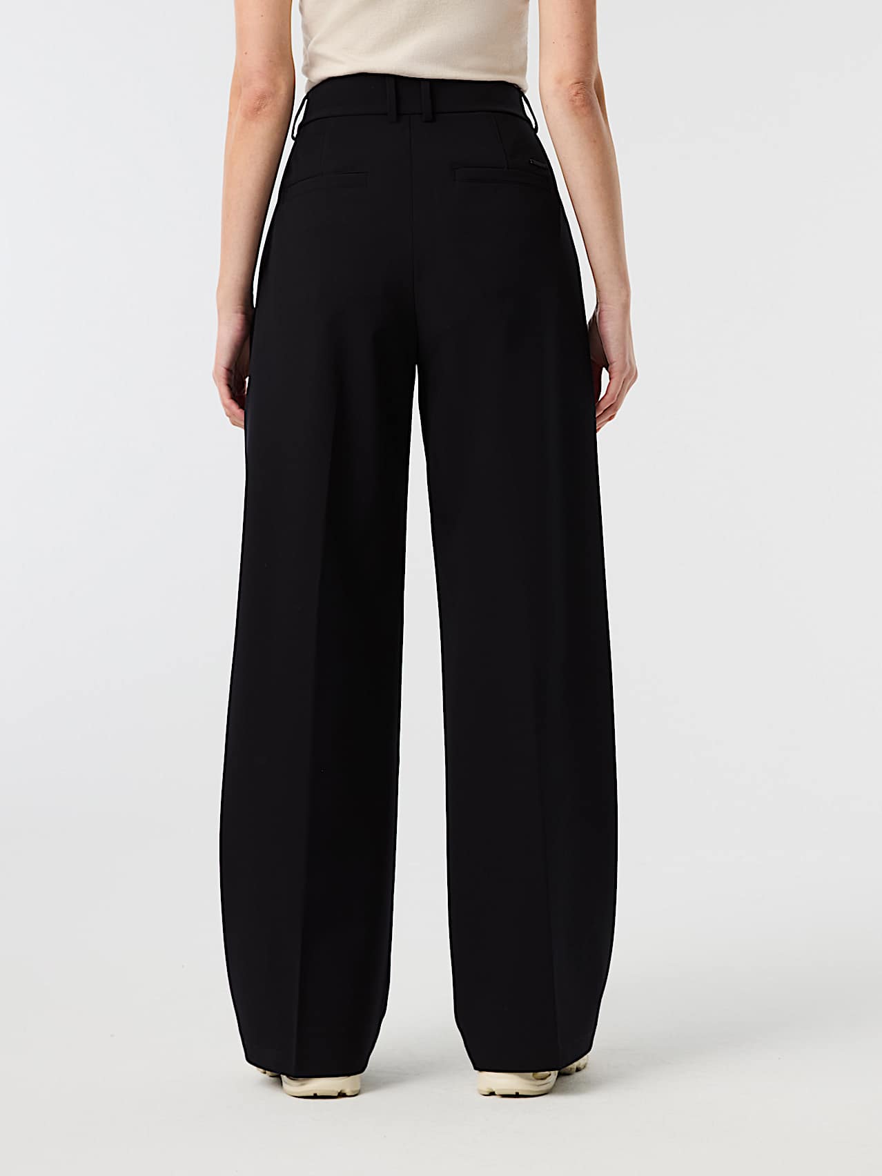 AlphaTauri | POSTA V1.Y10.02 | Elegant Stretch Trousers in Dark Navy für Damen