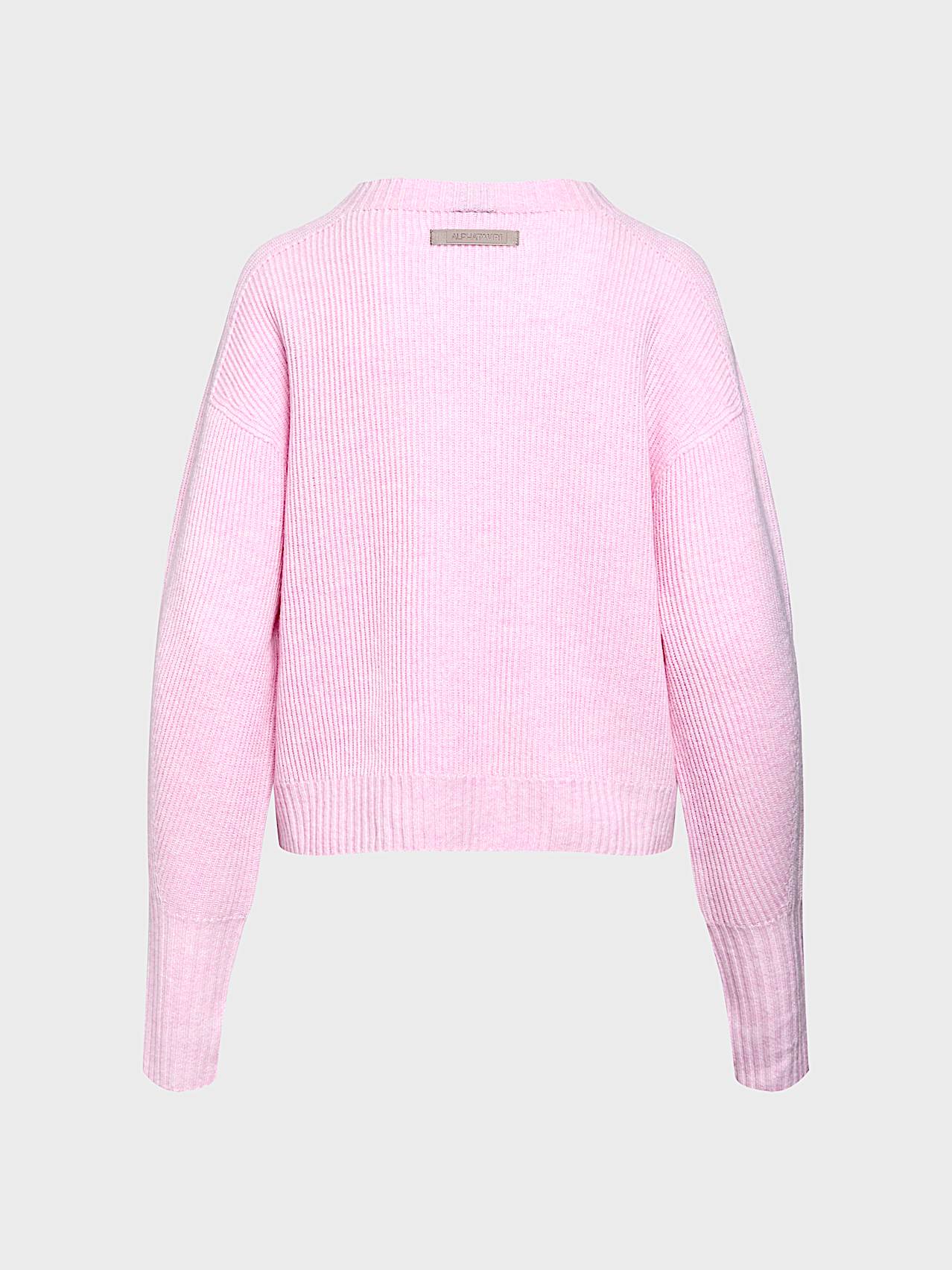 AlphaTauri | FENUA V1.Y10.02 | 3D Knit Wool Sweater in Rosewood for Mujer