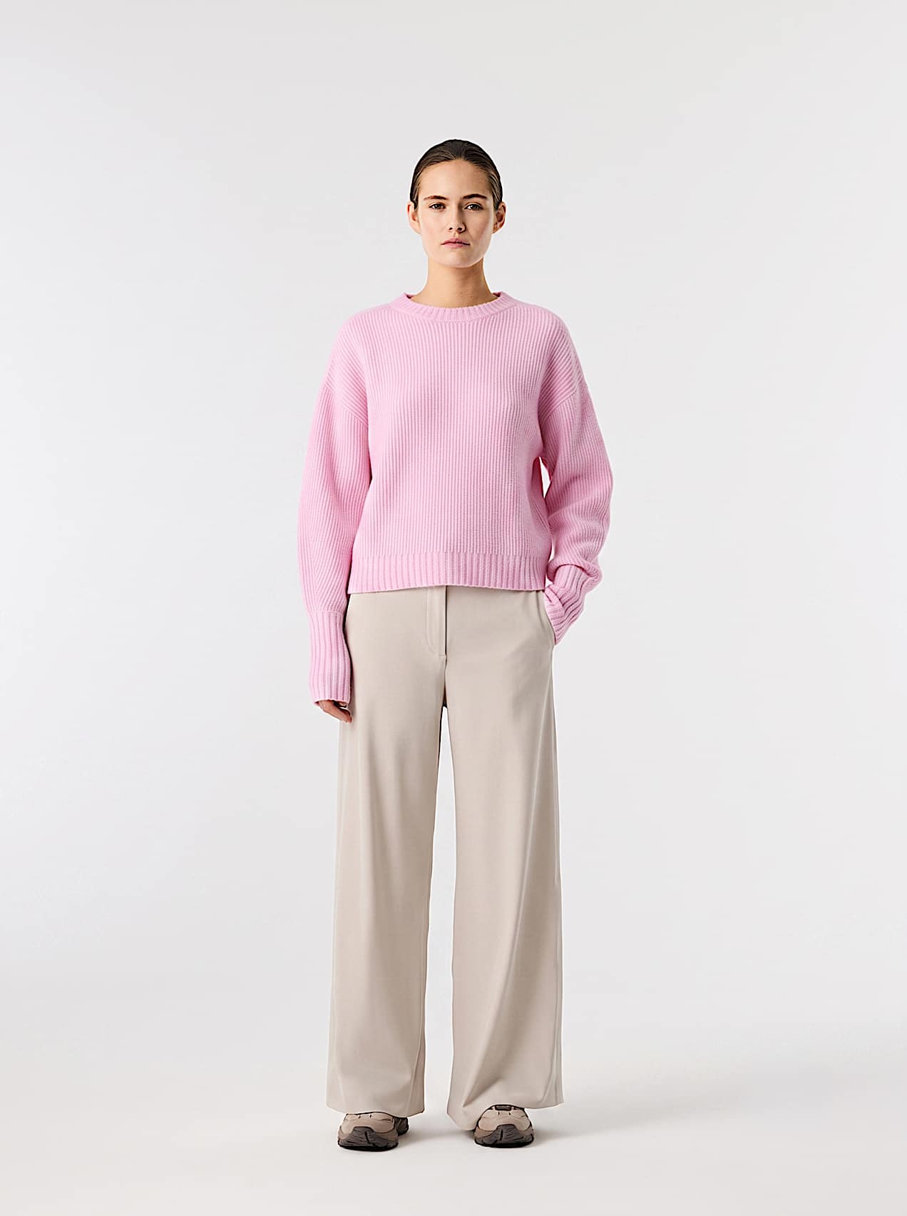 AlphaTauri | FENUA V1.Y10.02 | 3D Knit Wool Sweater in Rosewood for Women