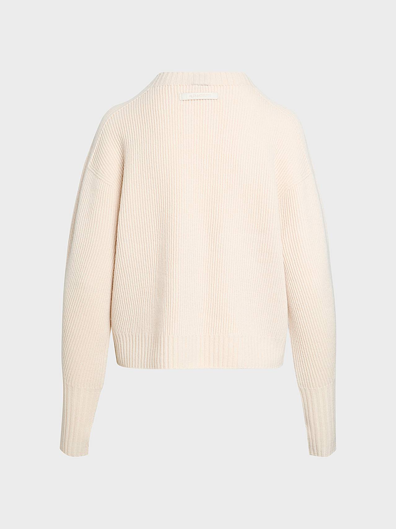 AlphaTauri | FENUA V1.Y10.02 | 3D Knit Sweater made from 100% Wool in Warm Stone für Damen