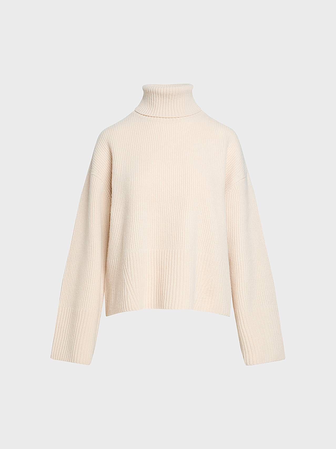 AlphaTauri | FERONA V1.Y10.02 | 3D Knit Turtleneck Sweater in Warm Stone for Donna