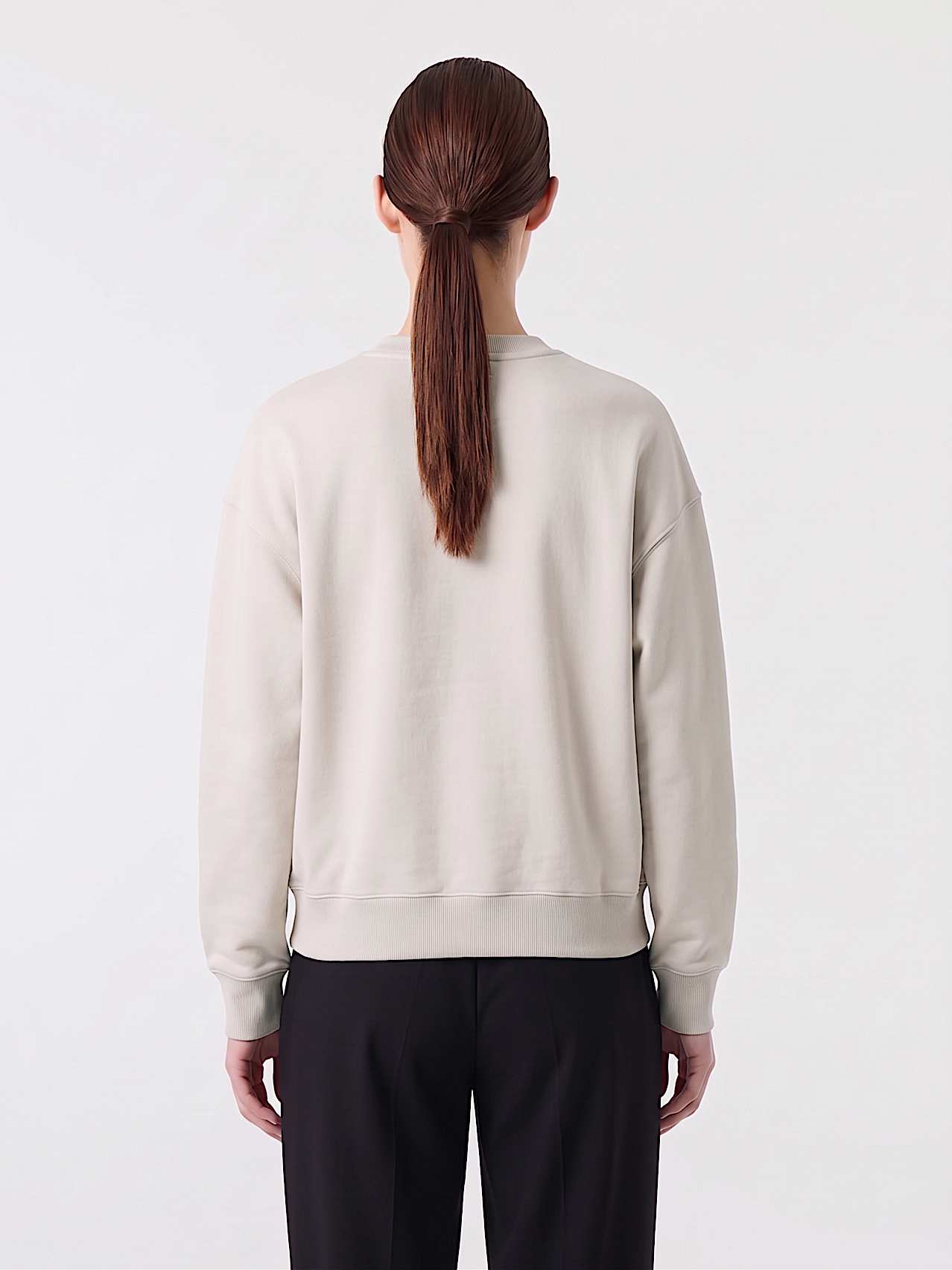AlphaTauri | SAURIS V1.Y10.02 | Unisex Interlock Jersey Sweater in Stone for Unisex