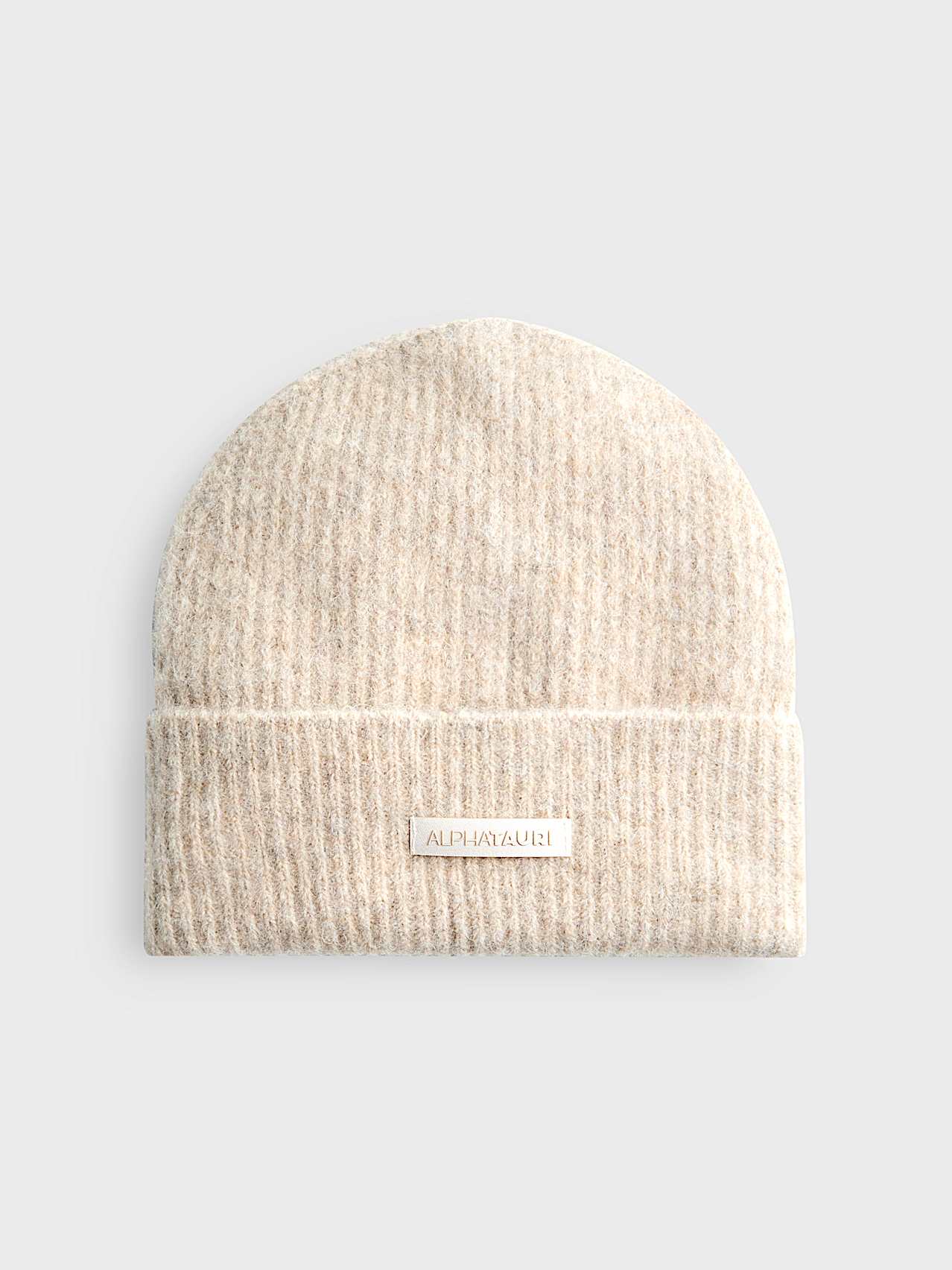 AlphaTauri | ANCY V1.Y10.02 | 3D Knit Beanie in Warm Stone für Unisex
