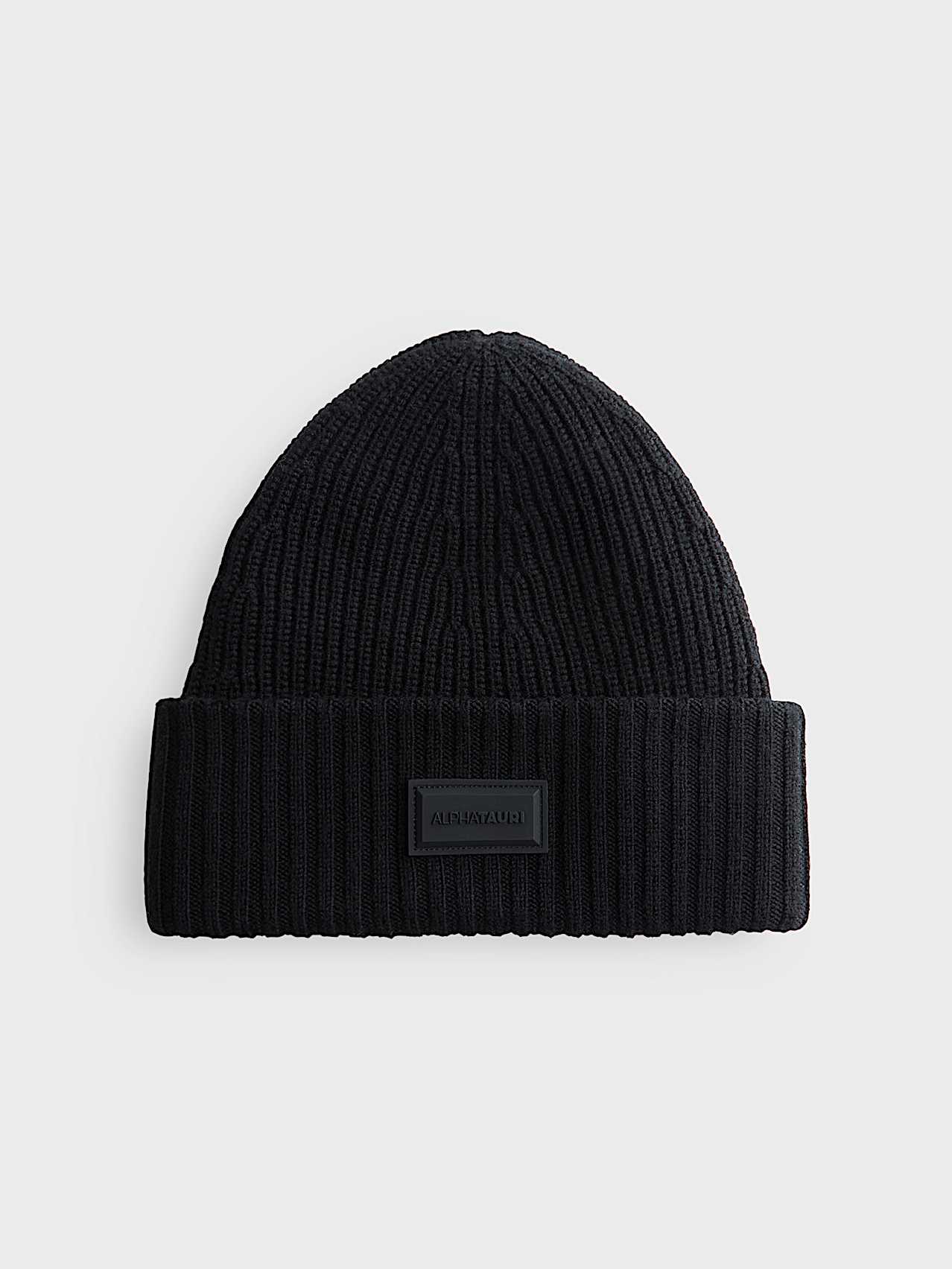 AlphaTauri | AAVRE V1.Y10.02 | 3D Knit Beanie in Schwarz für Unisex