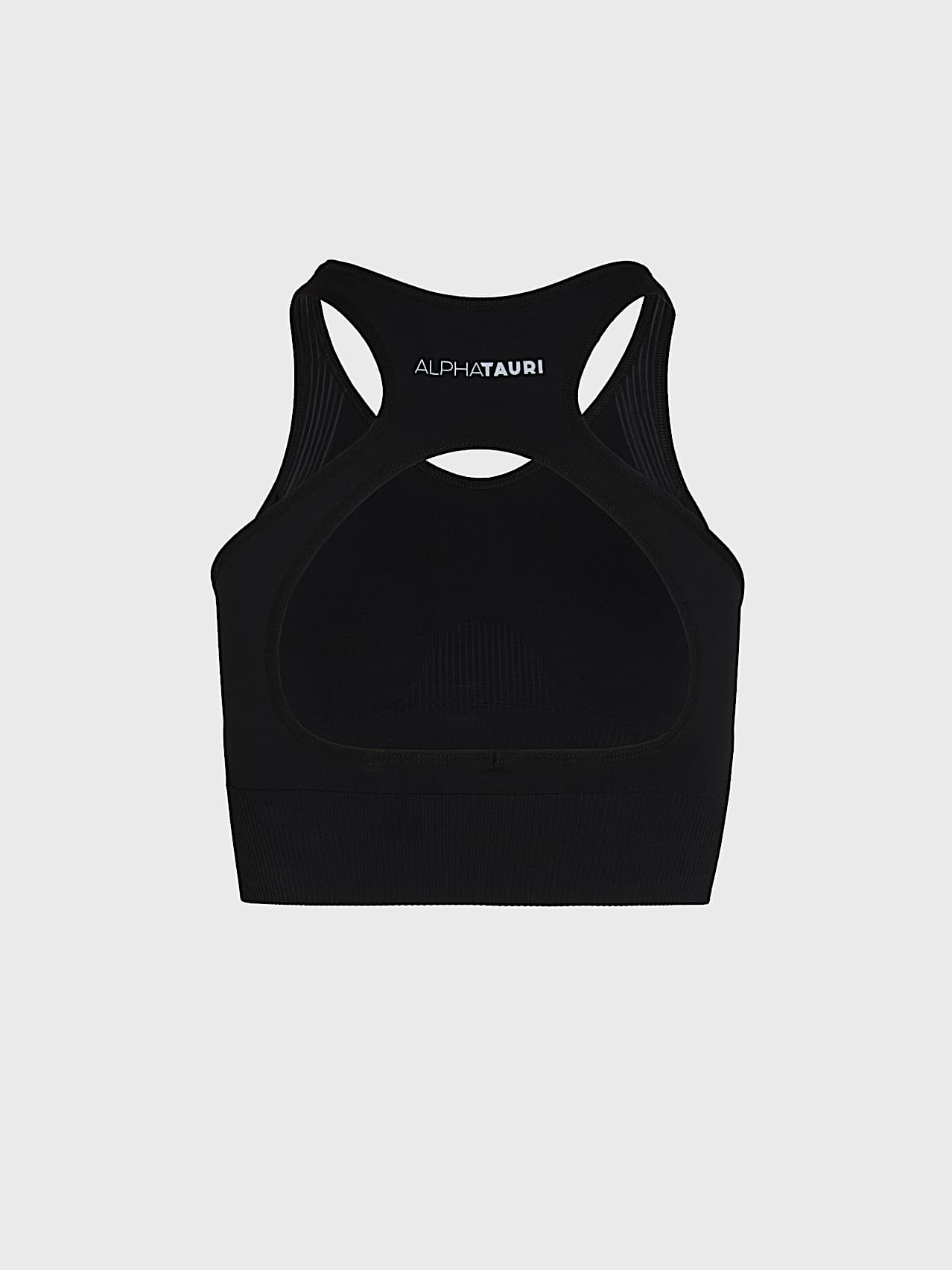 AlphaTauri | Technical Knit Sports Bra | Active Premium in Black for Mujer