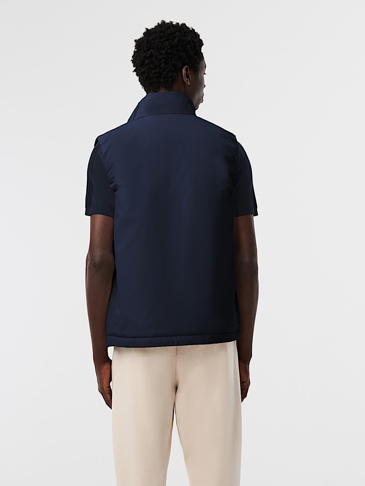 AlphaTauri | OBRA V1.Y10.01 | Lightweight Padded Primaloft® Vest in Dark Navy for Hombre
