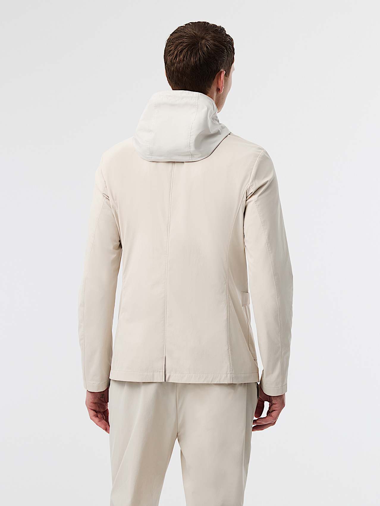 AlphaTauri | OBOSS V8.Y10.01 | Reisefreundlicher Blazer aus Performance Stretch mit herausnehmbarem Einsatz in Stone für Herren