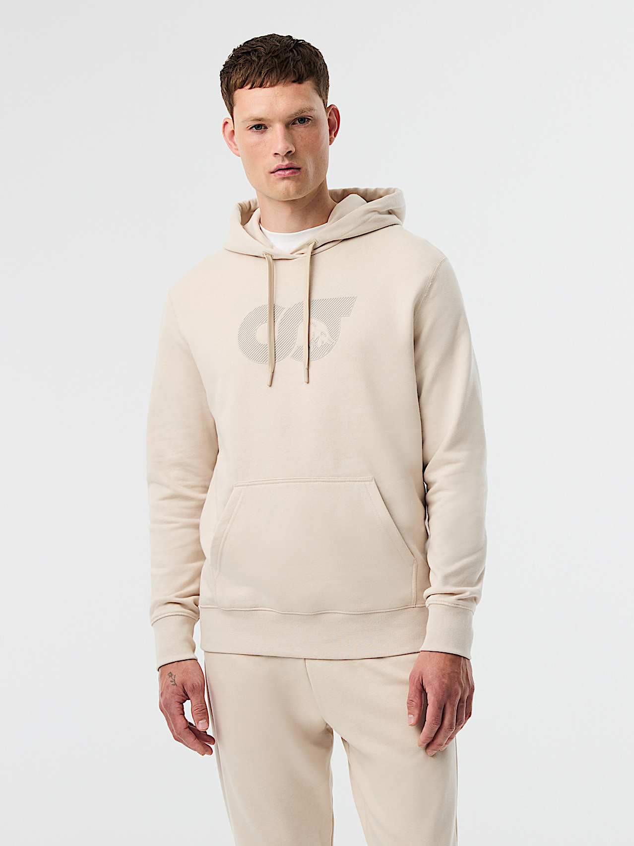 AlphaTauri | SHERO V4.Y10.01 | Hoodie mit Signature-Logo in Stone für Herren