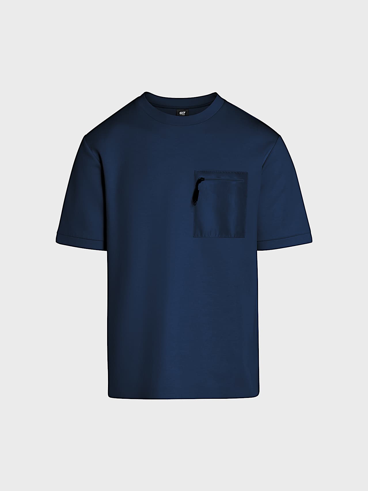 AlphaTauri | JORE V1.Y10.01 | T-Shirt with Patch Pocket in Dark Navy for Uomo