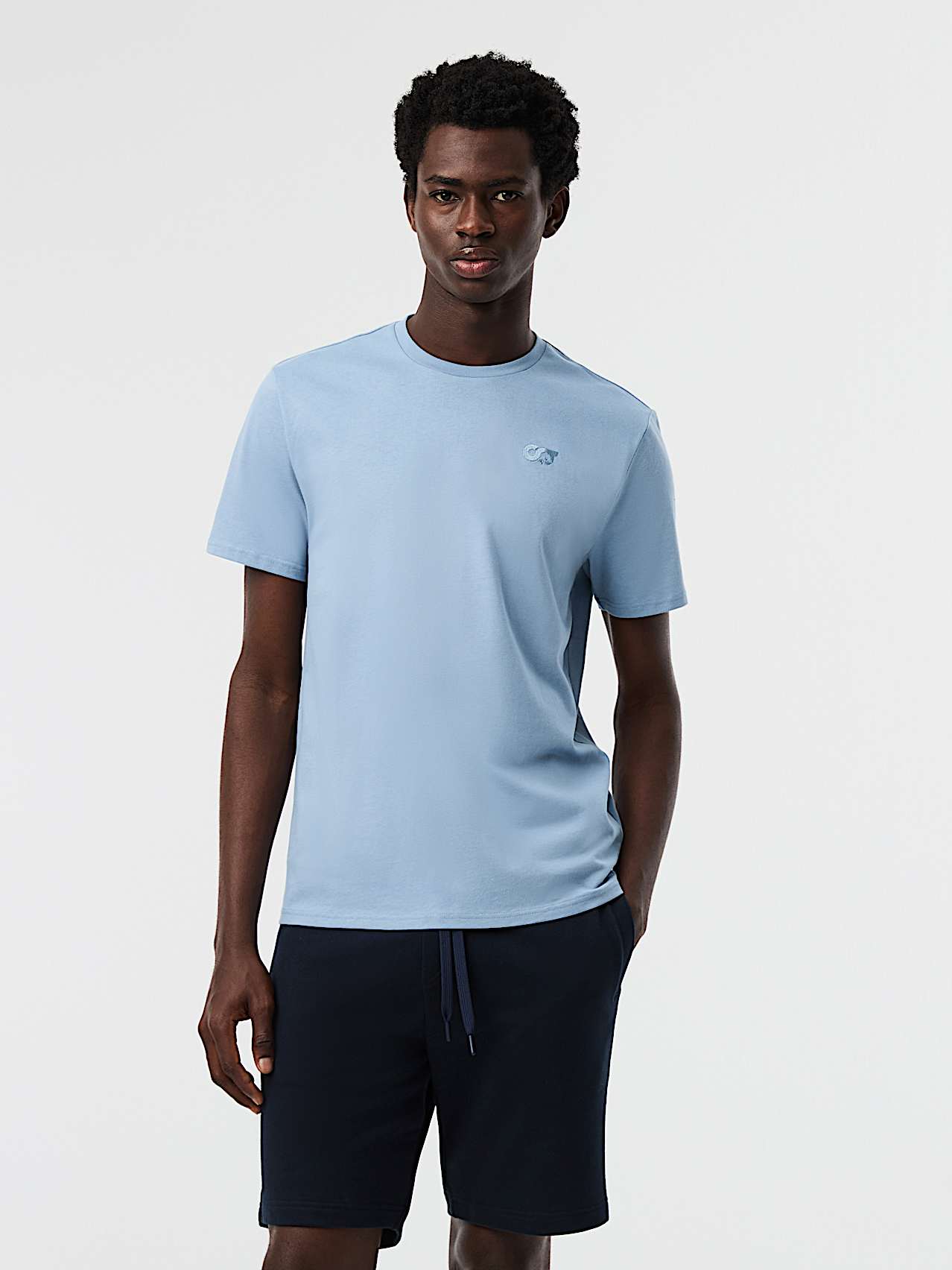 AlphaTauri | JOTTA V2.Y10.01 | Camiseta de algodón orgánico in Clouded Blue for Hombre