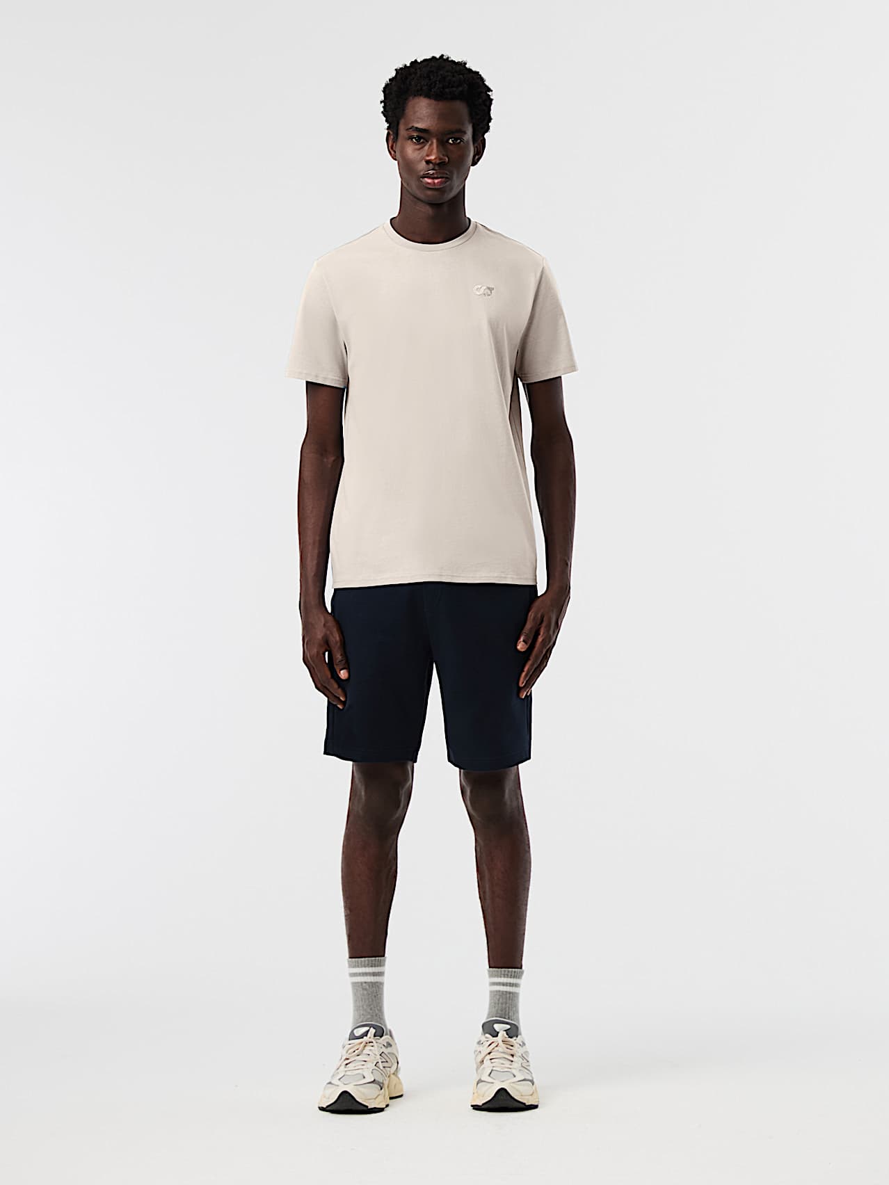 AlphaTauri | JOTTA V2.Y10.01 | Camiseta de algodón orgánico in Stone for Hombre
