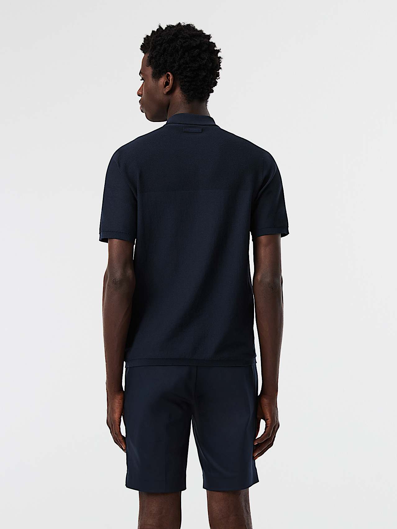 AlphaTauri | FENZI V2.Y10.01 | Polo de punto técnico en 3D in Dark Navy for Hombre