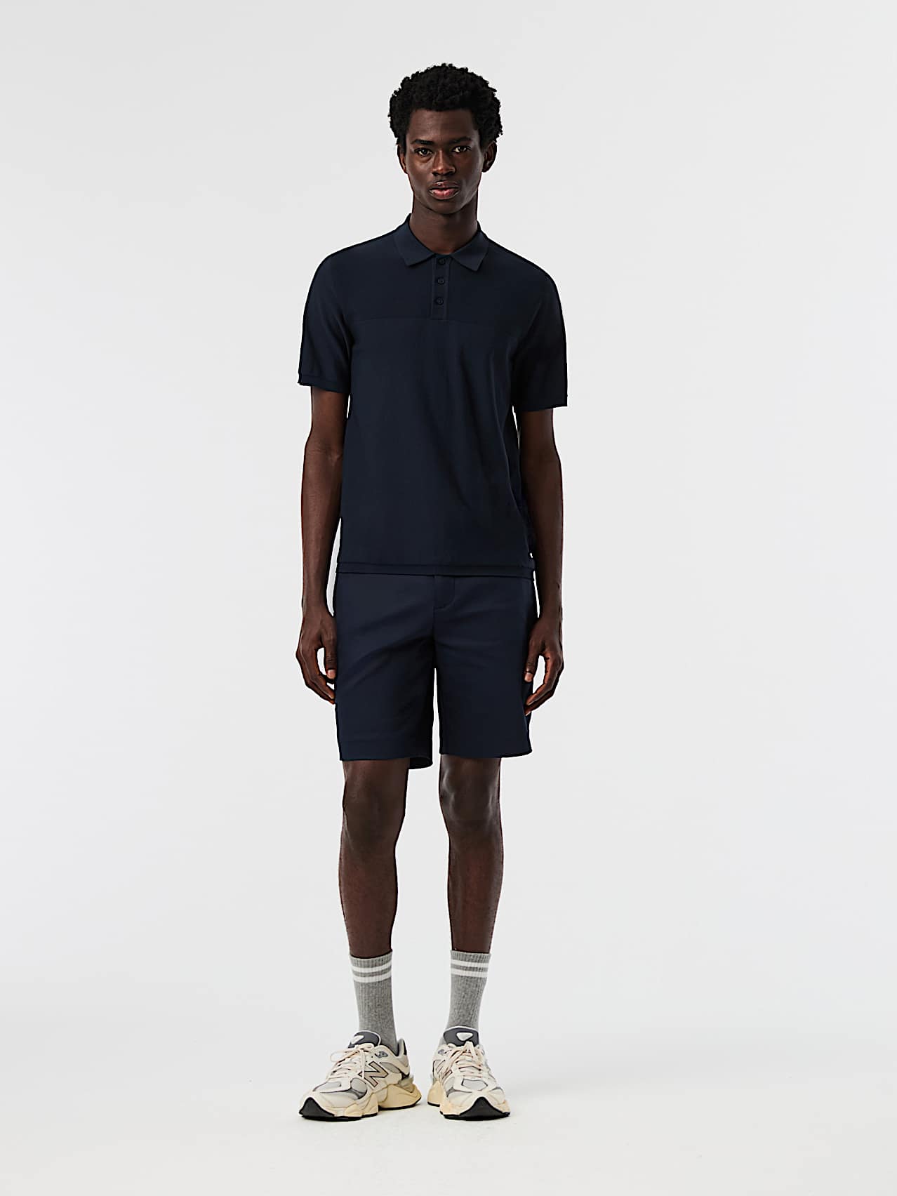 AlphaTauri | FENZI V2.Y10.01 | Polo de punto técnico en 3D in Dark Navy for Hombre