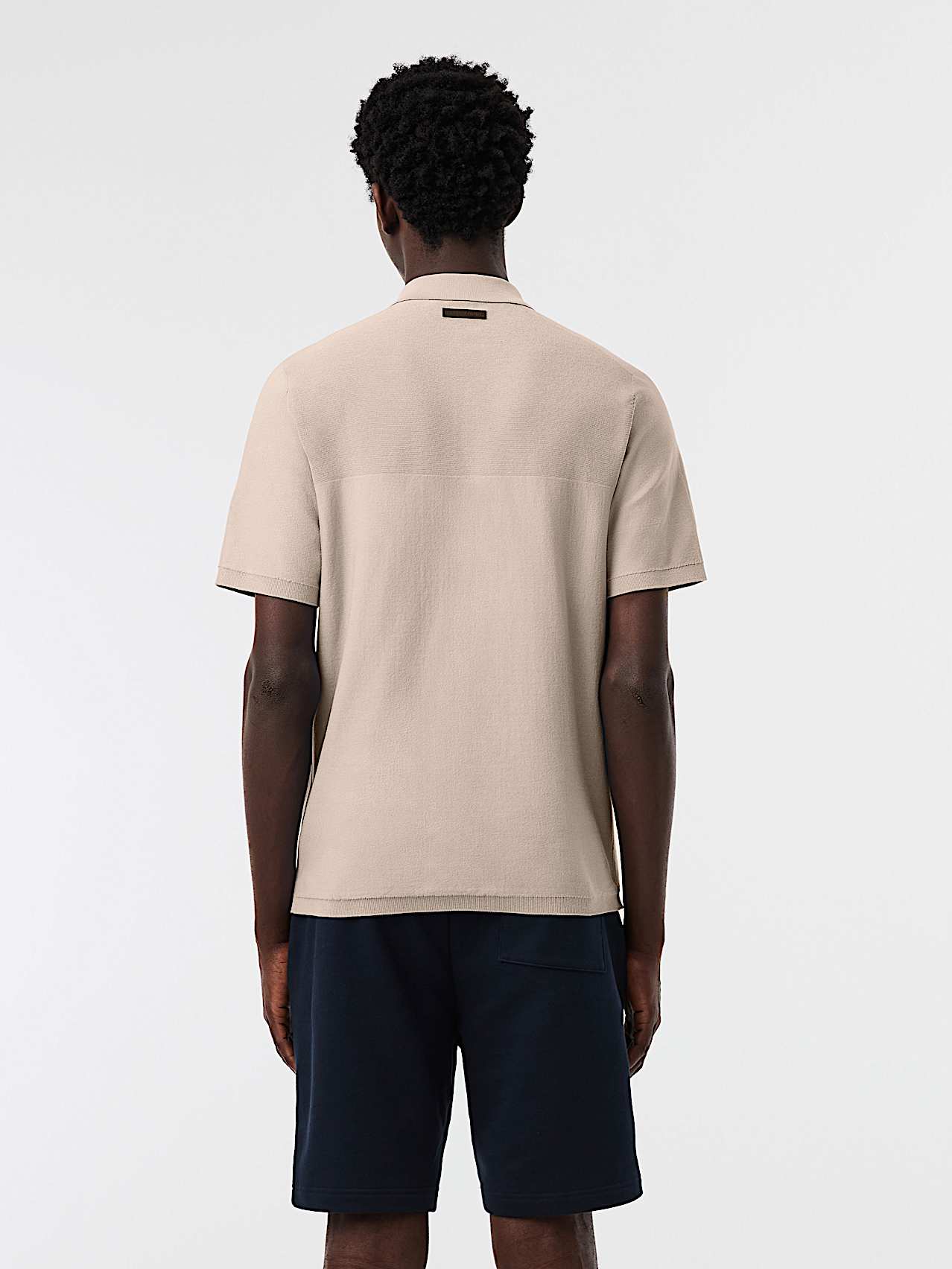 AlphaTauri | FENZI V2.Y10.01 | 3D Performance Knit Polo Shirt in Dune for Hombre