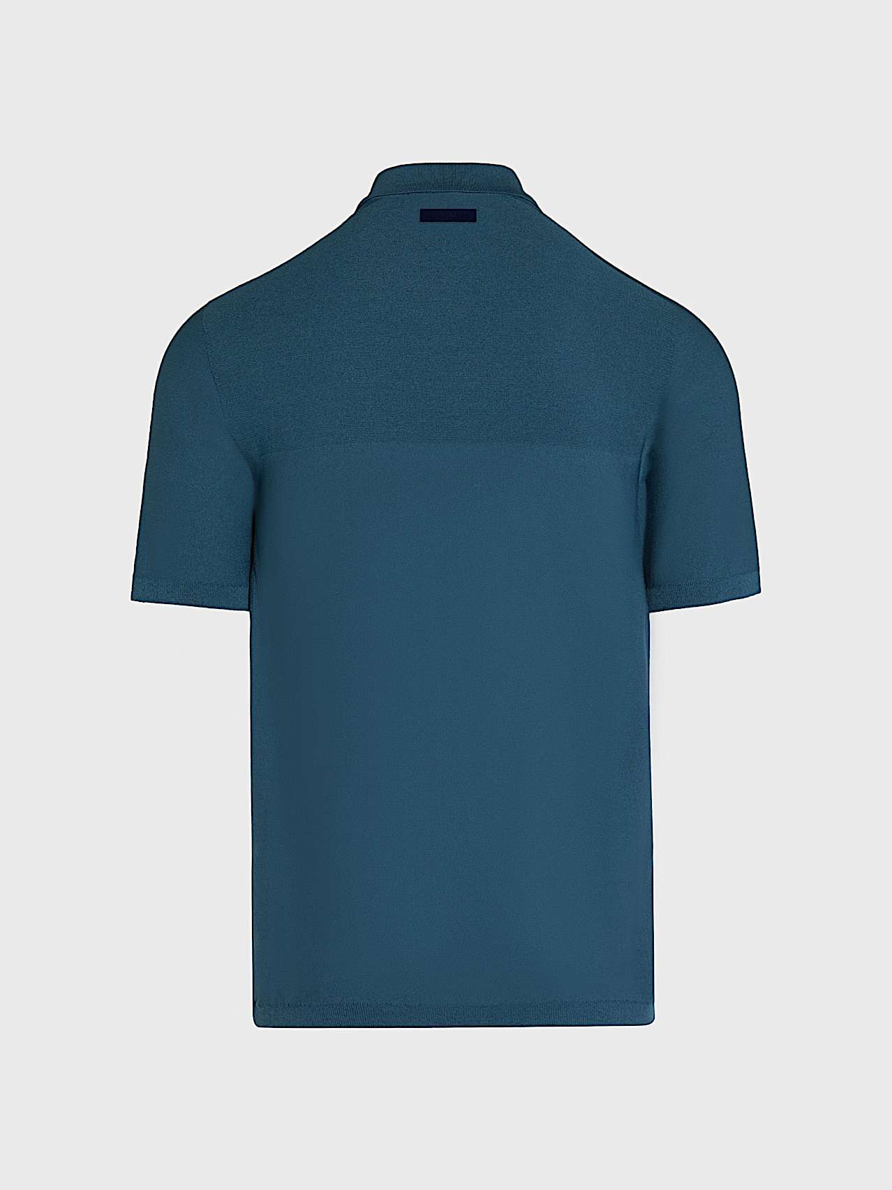 AlphaTauri | FENZI V2.Y10.01 | 3D Performance Knit Polo Shirt in Teal for Uomo