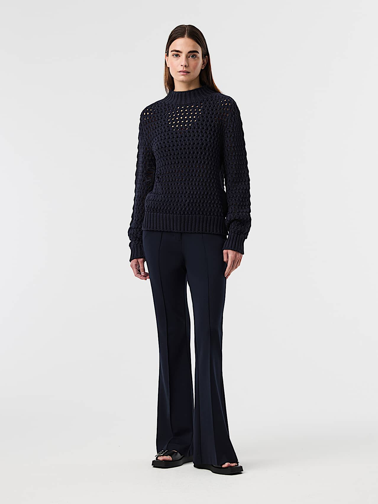 AlphaTauri | FILO V1.Y10.01 | Jersey de punto grueso en 3D in Dark Navy for Mujer
