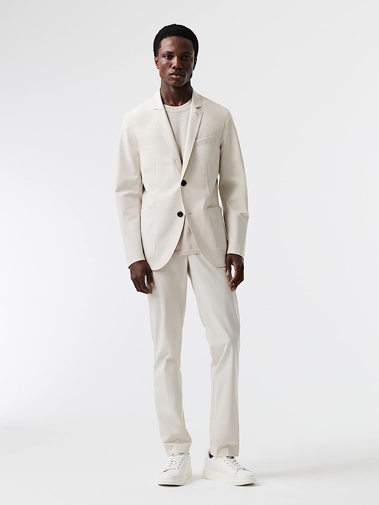 AlphaTauri | OBOSS V7.Y9.01 | Blazer elástico de alto rendimiento in Stone for Hombre