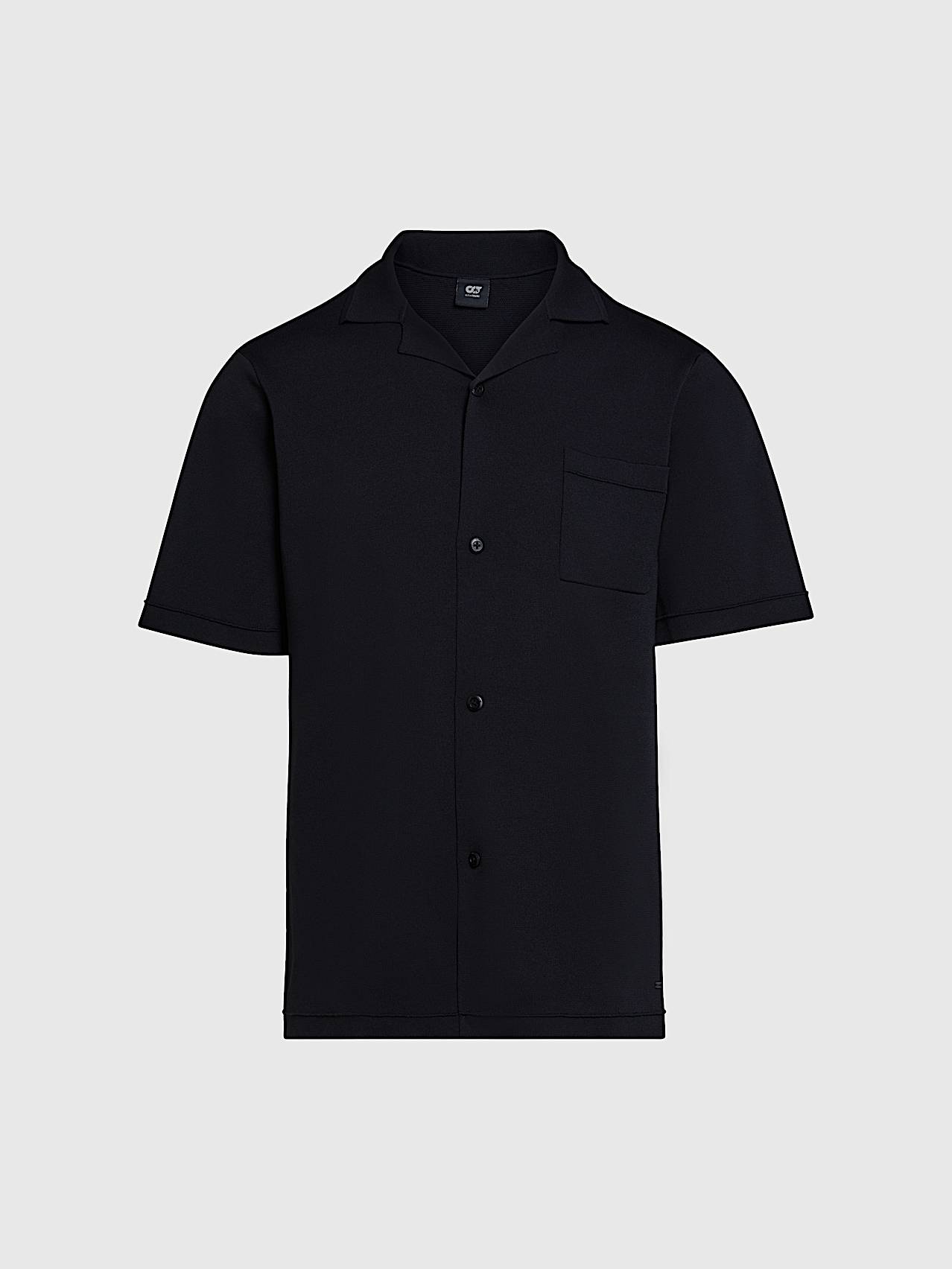 AlphaTauri | FACOL V1.Y9.02 | Camicia in maglia Performance a maniche corte in Nero for Uomo
