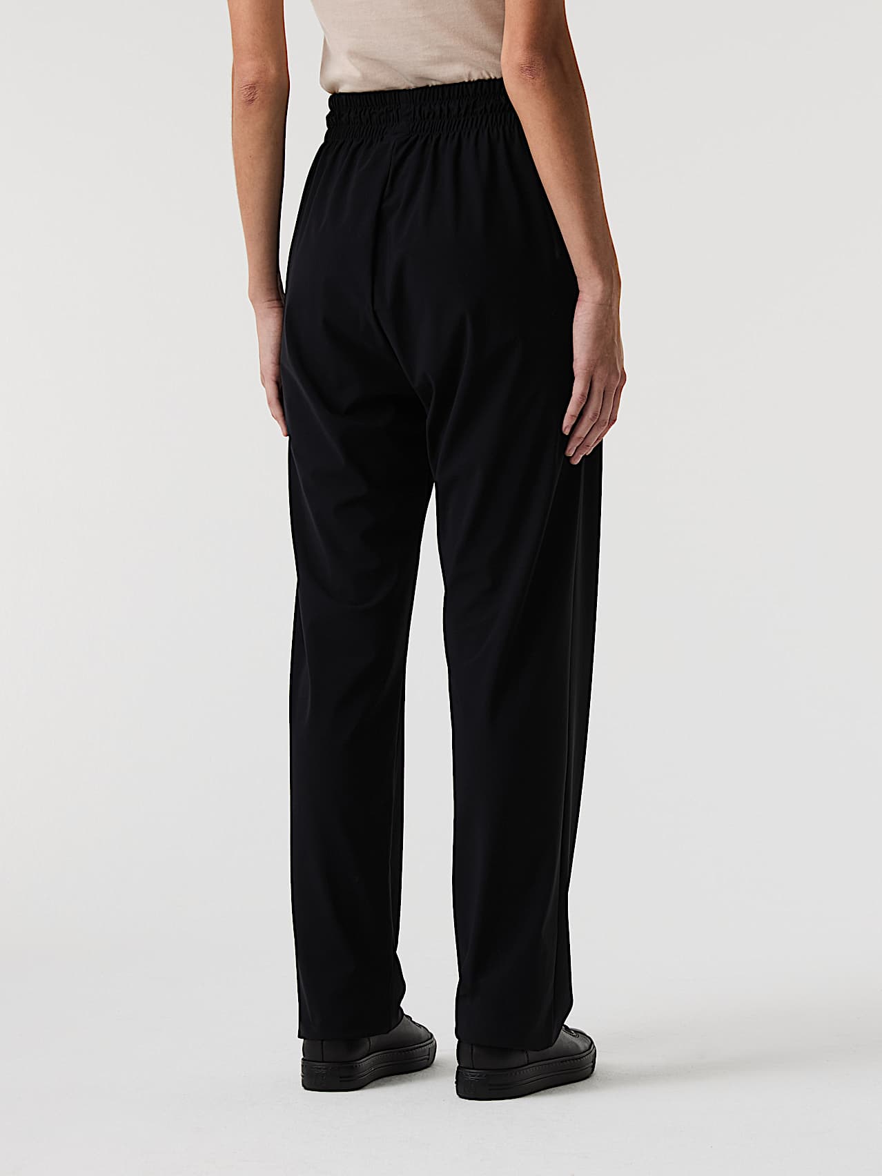 AlphaTauri | PEURAL V3.Y9.01 | Power Stretch Jersey Pants in Black for Women