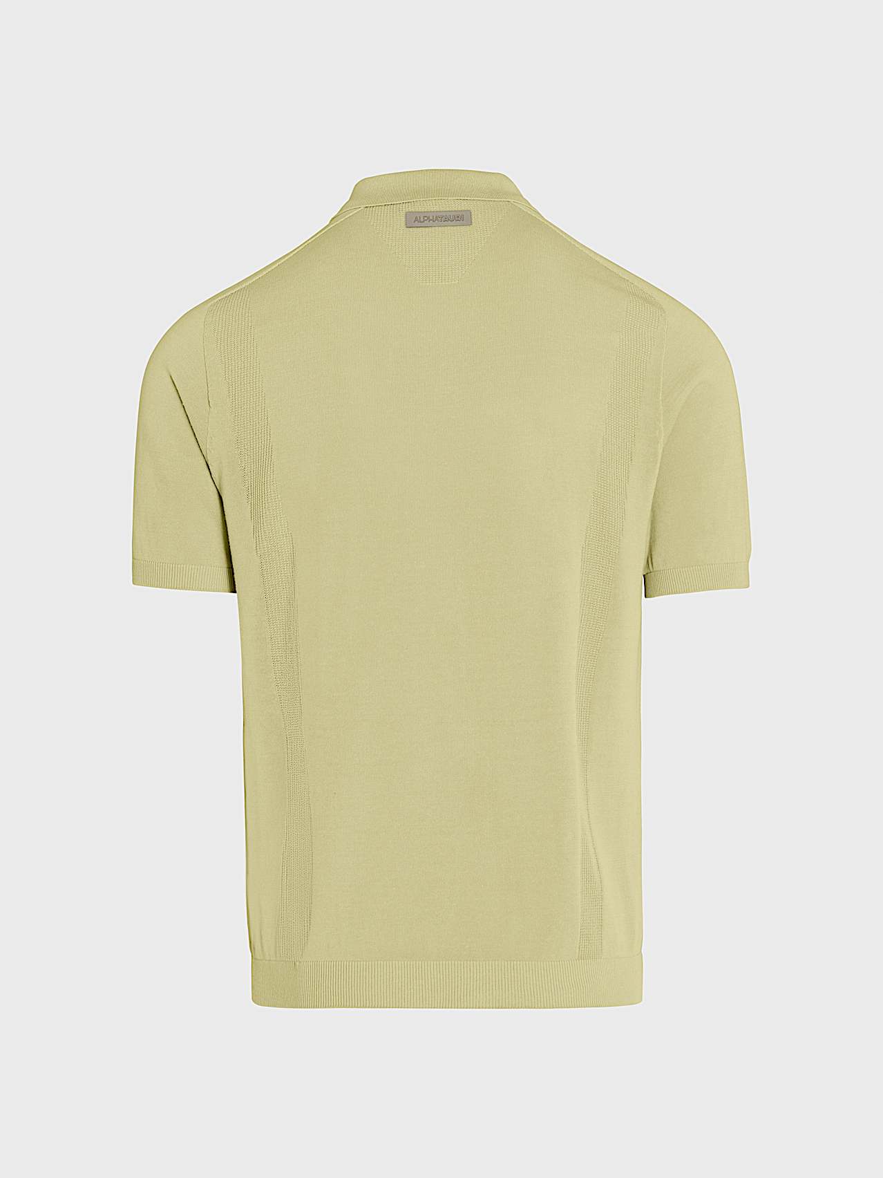 AlphaTauri | FINI V1.Y10.01 | Polo en maille 3D en mélange coton-lin in Lime Light for Homme
