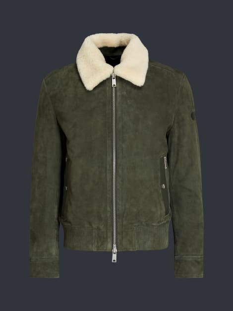 suede wool jacket
