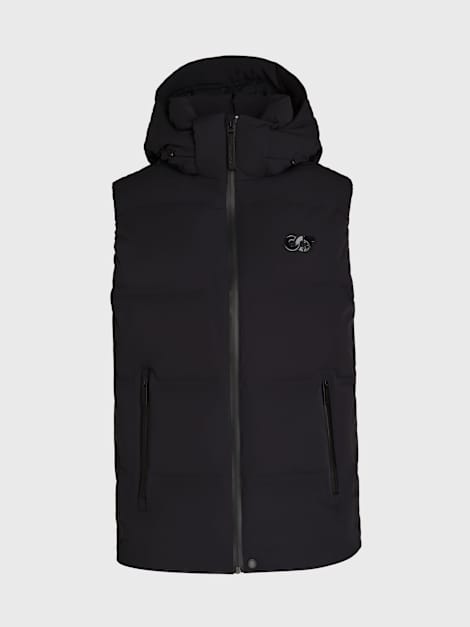 Men's Padded Down Puffer Vest OCOAV V1.Y8.02 Black - AlphaTauri