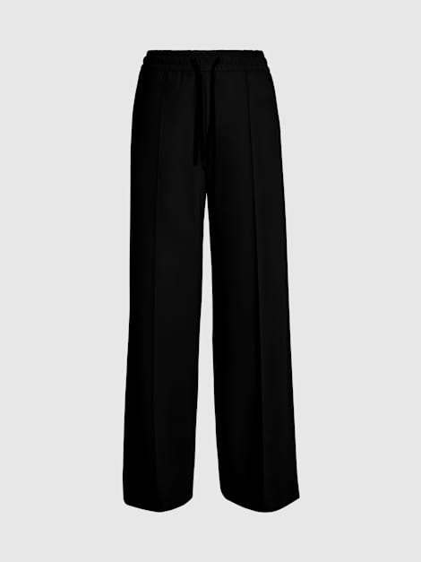 V-FORM WIDE TRACK PANTS - BLACK　Mサイズ Women's Power Stretch Jersey Wide Leg Track Pants PRISM V1.Y9.02