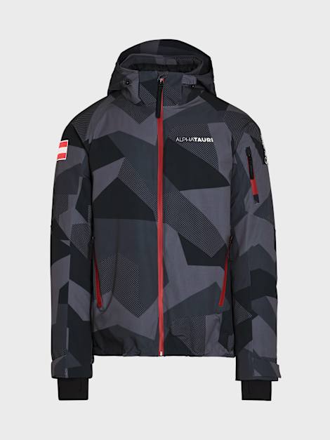 Men's Olympic Team Austria Collection Ski Jacket for Men Black