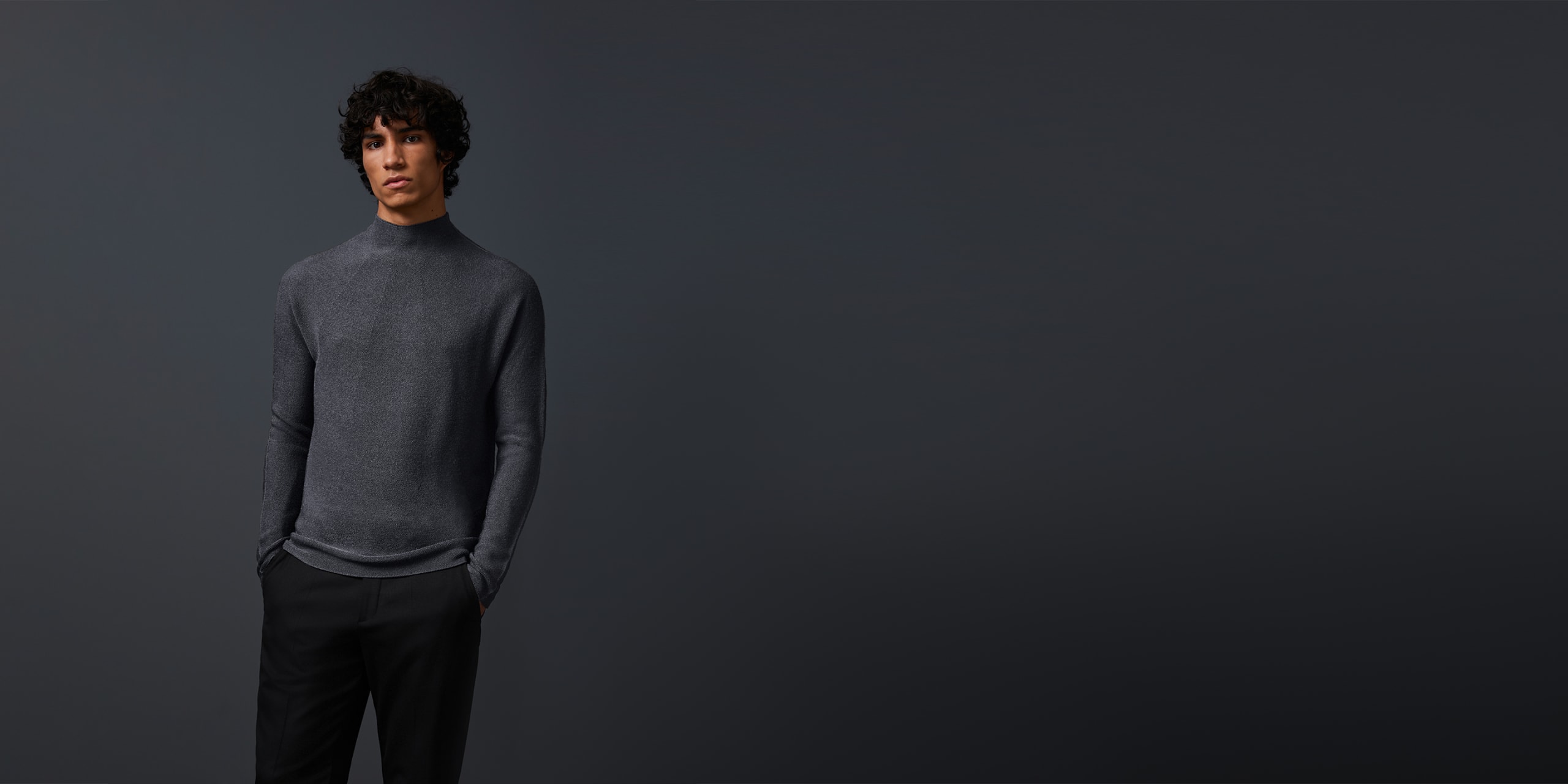 AlphaTauri | FNATU V1.Y6.02 | Maglione con collo a lupetto in maglia 3D e lana merino senza cuciture in Grigio for Uomo AlphaTauri | FNATU V1.Y6.02 | Maglione con collo a lupetto in maglia 3D e lana merino senza cuciture in Grigio for Uomo