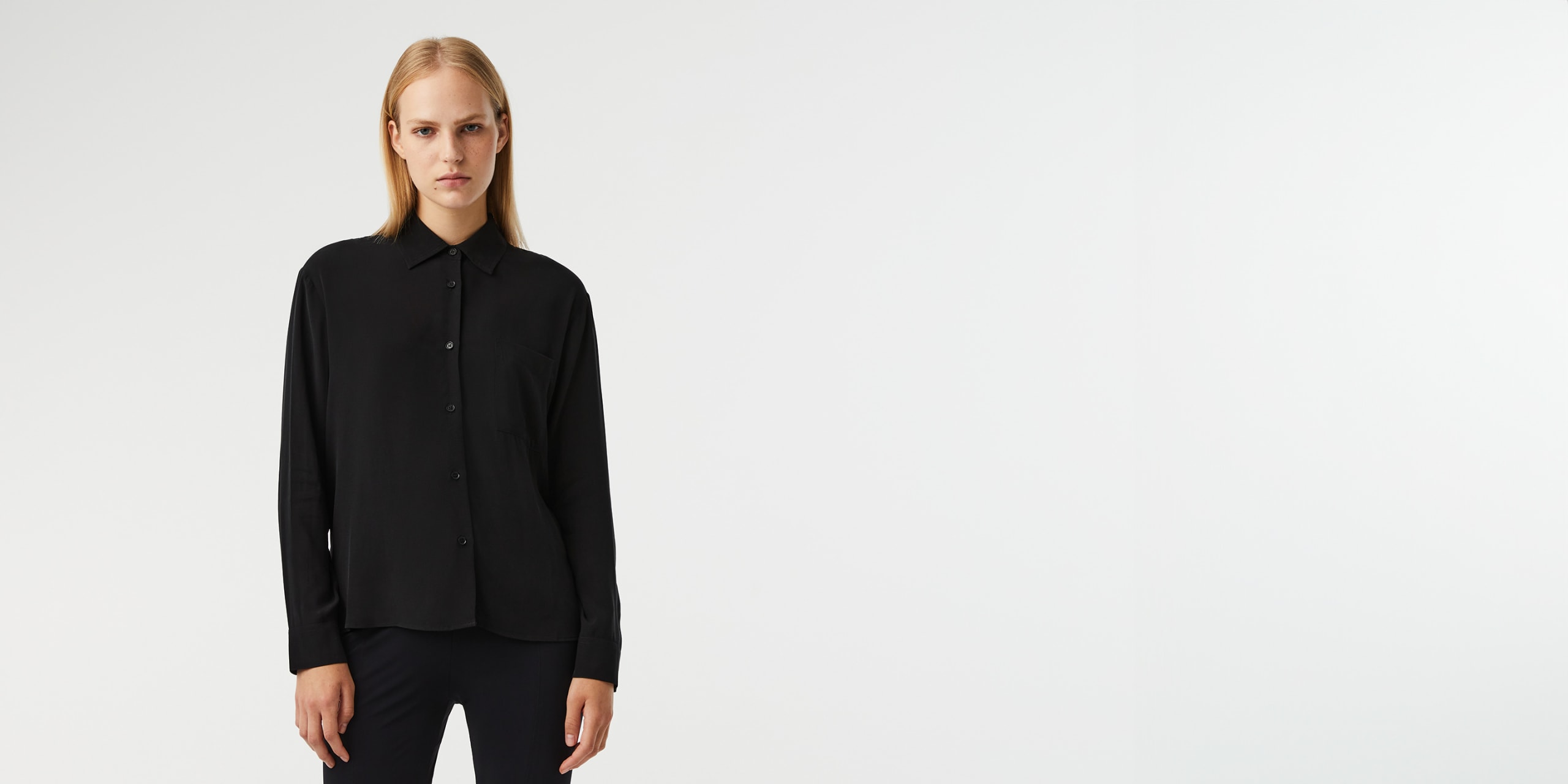 AlphaTauri | WIPA V2.Y7.02 | Long-sleeved Blouse in Black for Women