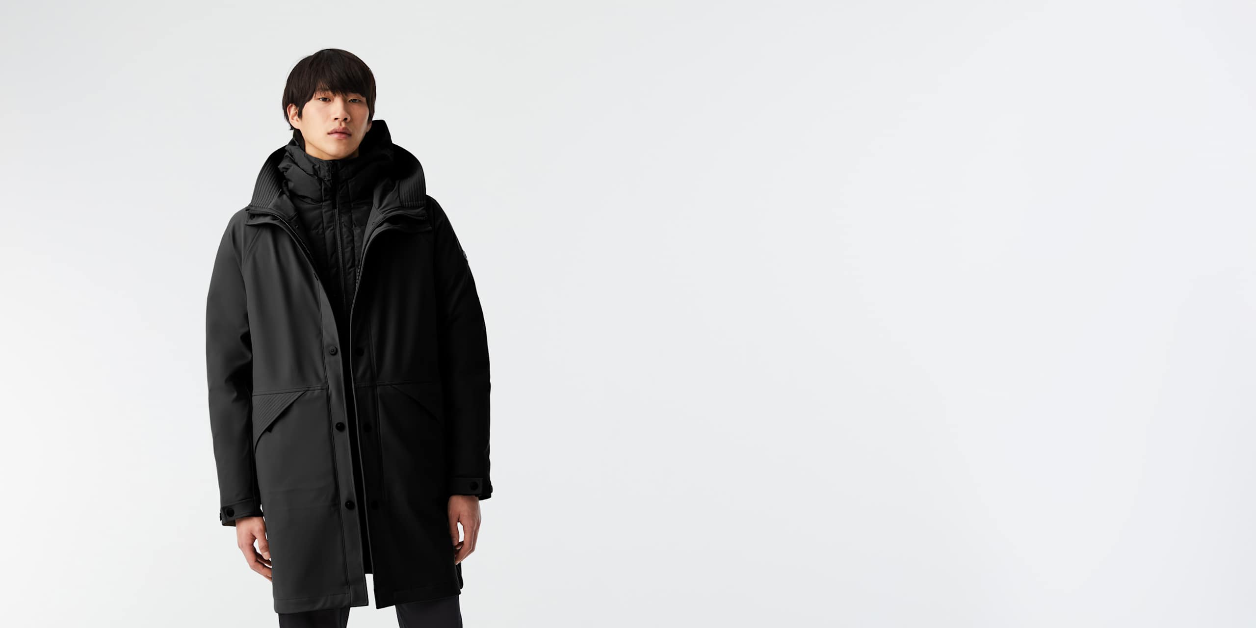AlphaTauri | OEREN V2.Y8.02 | Abrigo 3 en 1 in Black for Hombre