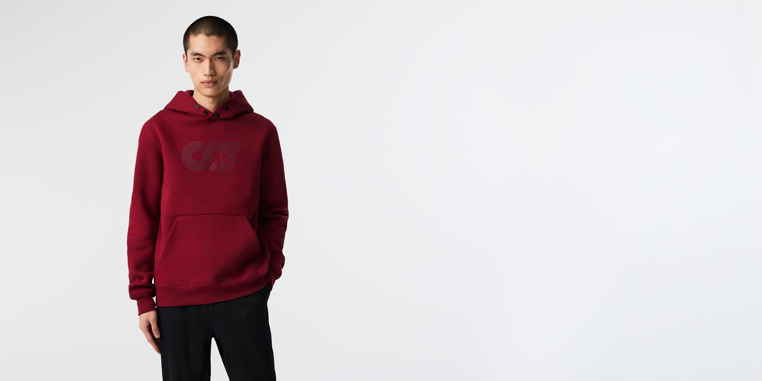 AlphaTauri | SHERO V2.Y8.02 | Sudadera con capucha y logotipo de la marca in Dark Berry for Hombre