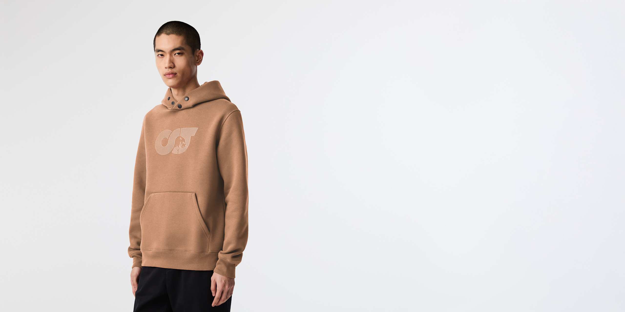 AlphaTauri | SHERO V2.Y8.02 | Sudadera con capucha y logotipo de la marca in Camel for Hombre