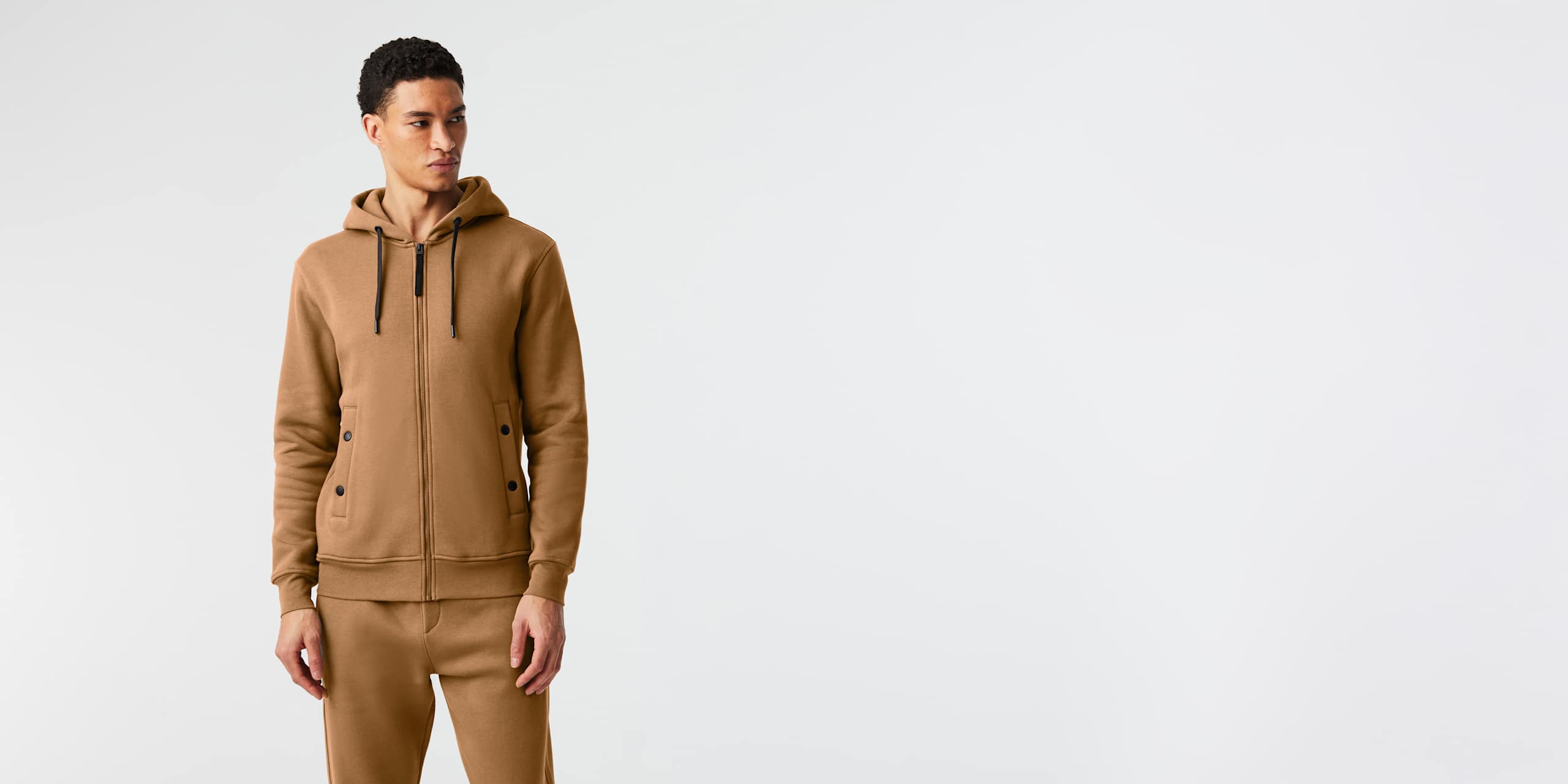 AlphaTauri | SHENO V2.Y8.02 | Chaqueta tipo sudadera con capucha y logotipo de la firma in Camel for Hombre