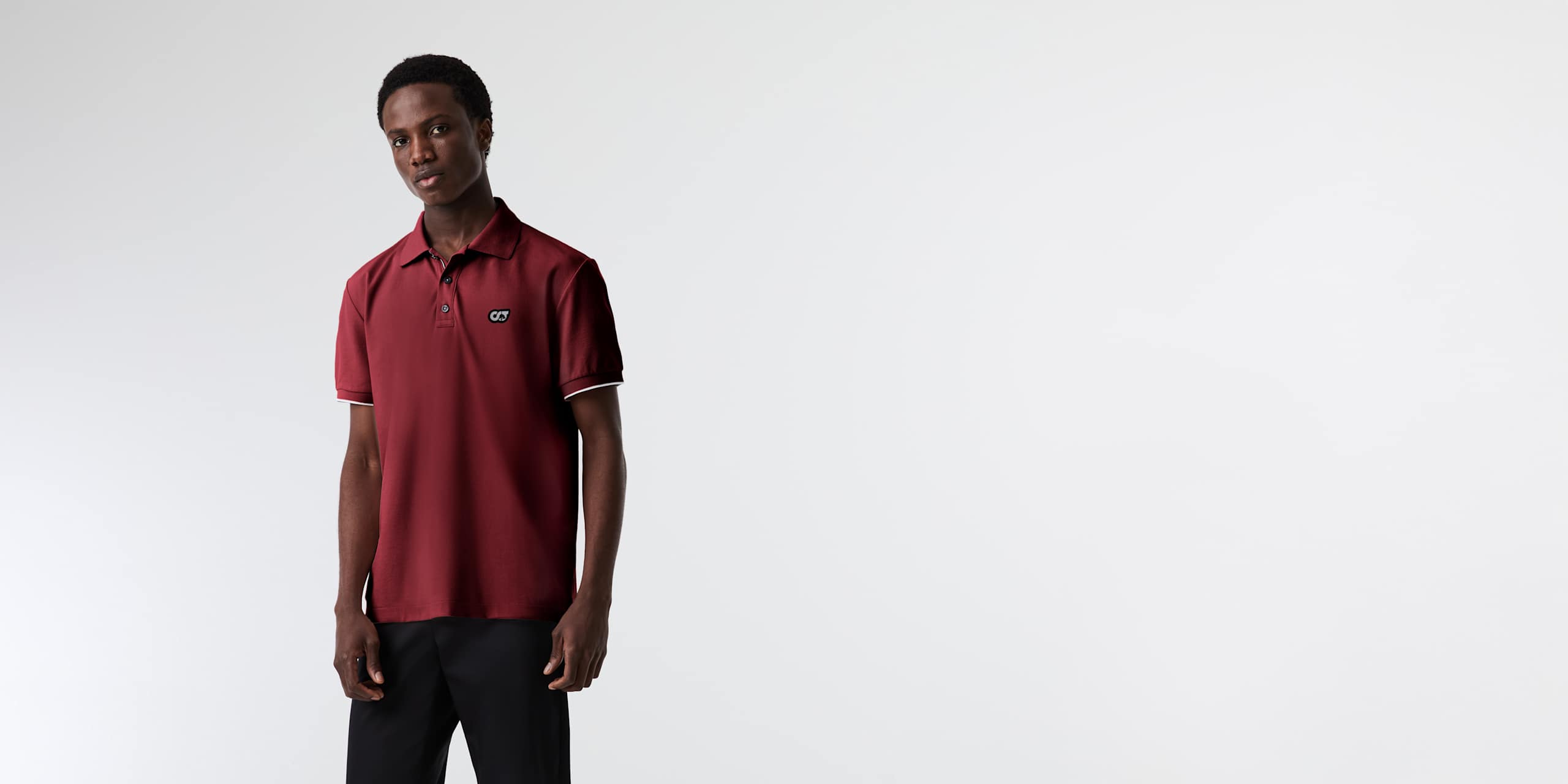 AlphaTauri | JUNX V2.Y9.01 | Piqué-Poloshirt in Dark Berry für Herren AlphaTauri | JUNX V2.Y9.01 | Piqué-Poloshirt in Dark Berry für Herren