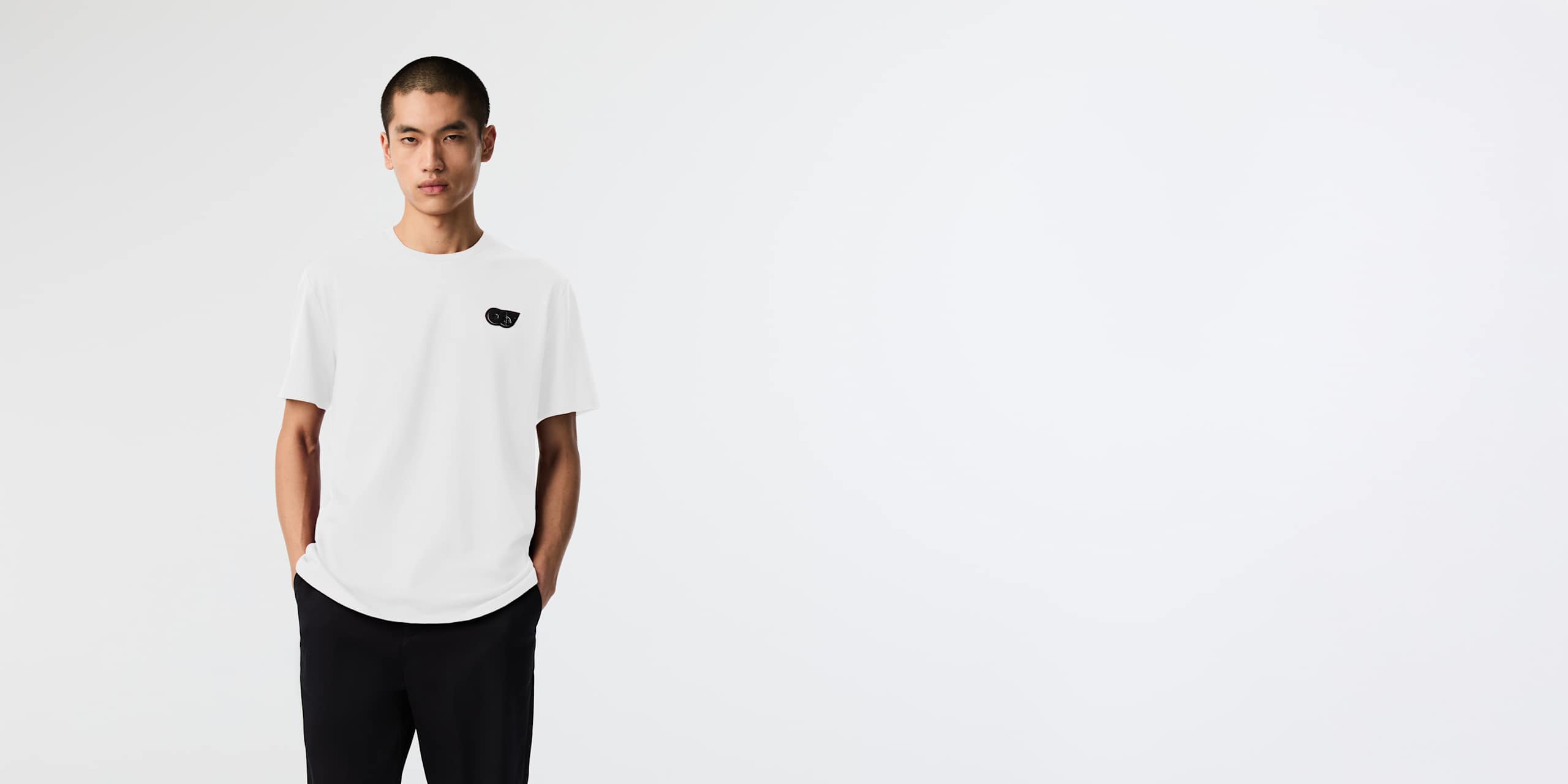 AlphaTauri | JOTTA V2.Y9.02 | T-shirt con logo in cotone biologico in White for Uomo