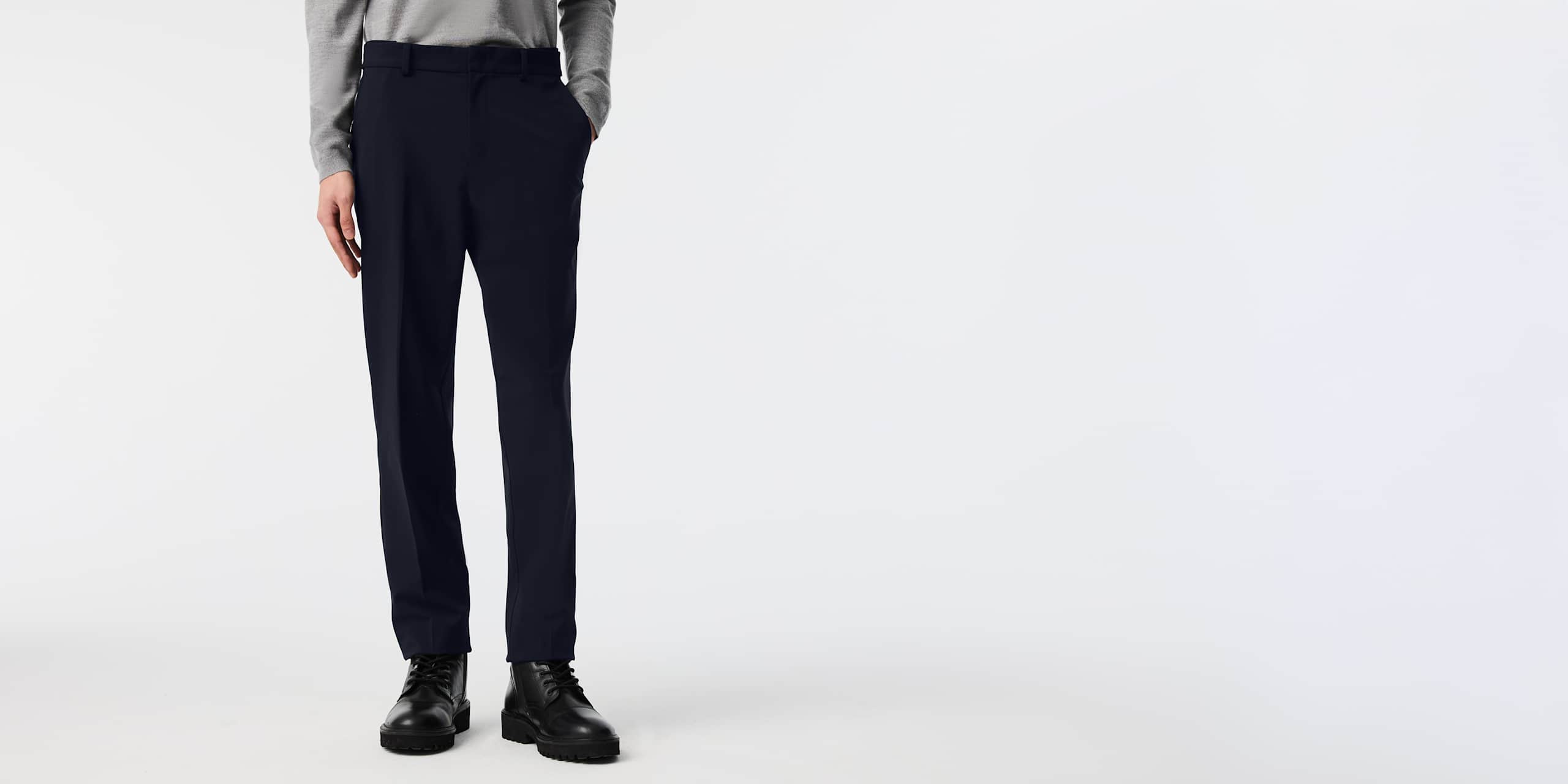 AlphaTauri | PALAS V1.Y8.02 | Pantaloni elasticizzati ad alte prestazioni in Dark Navy for Uomo