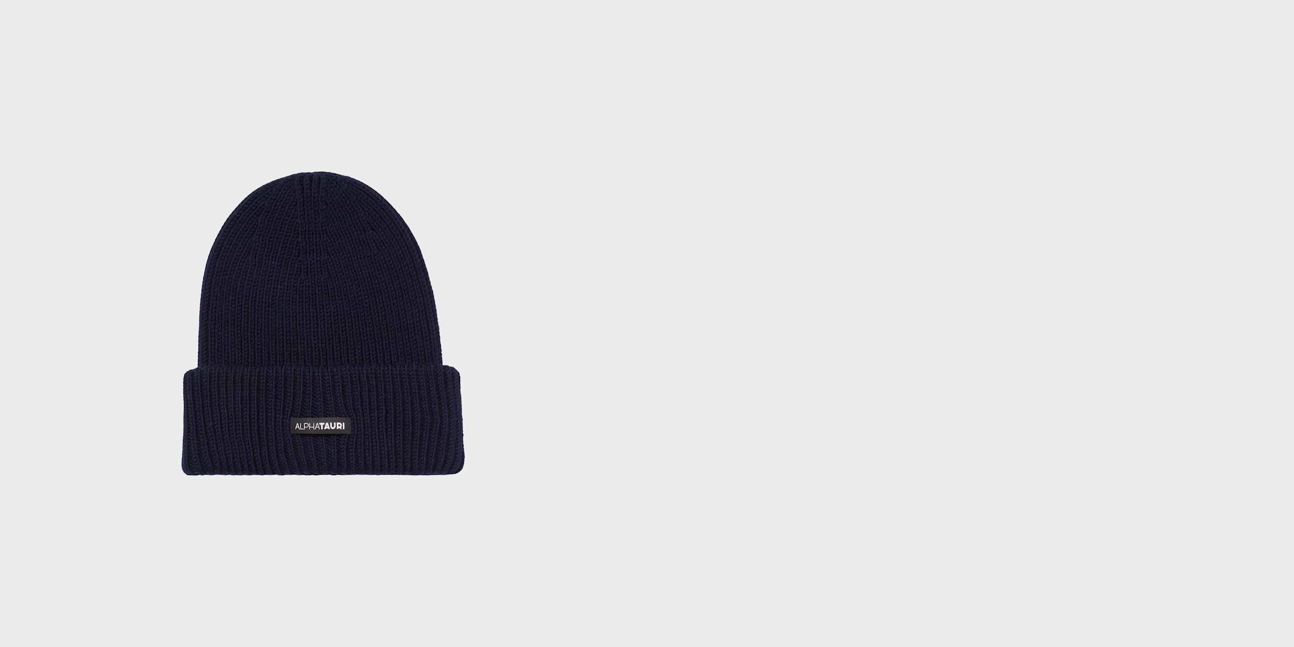 AlphaTauri | ARI V1.Y9.02 | Gorro de punto grueso in Dark Navy for Unisex